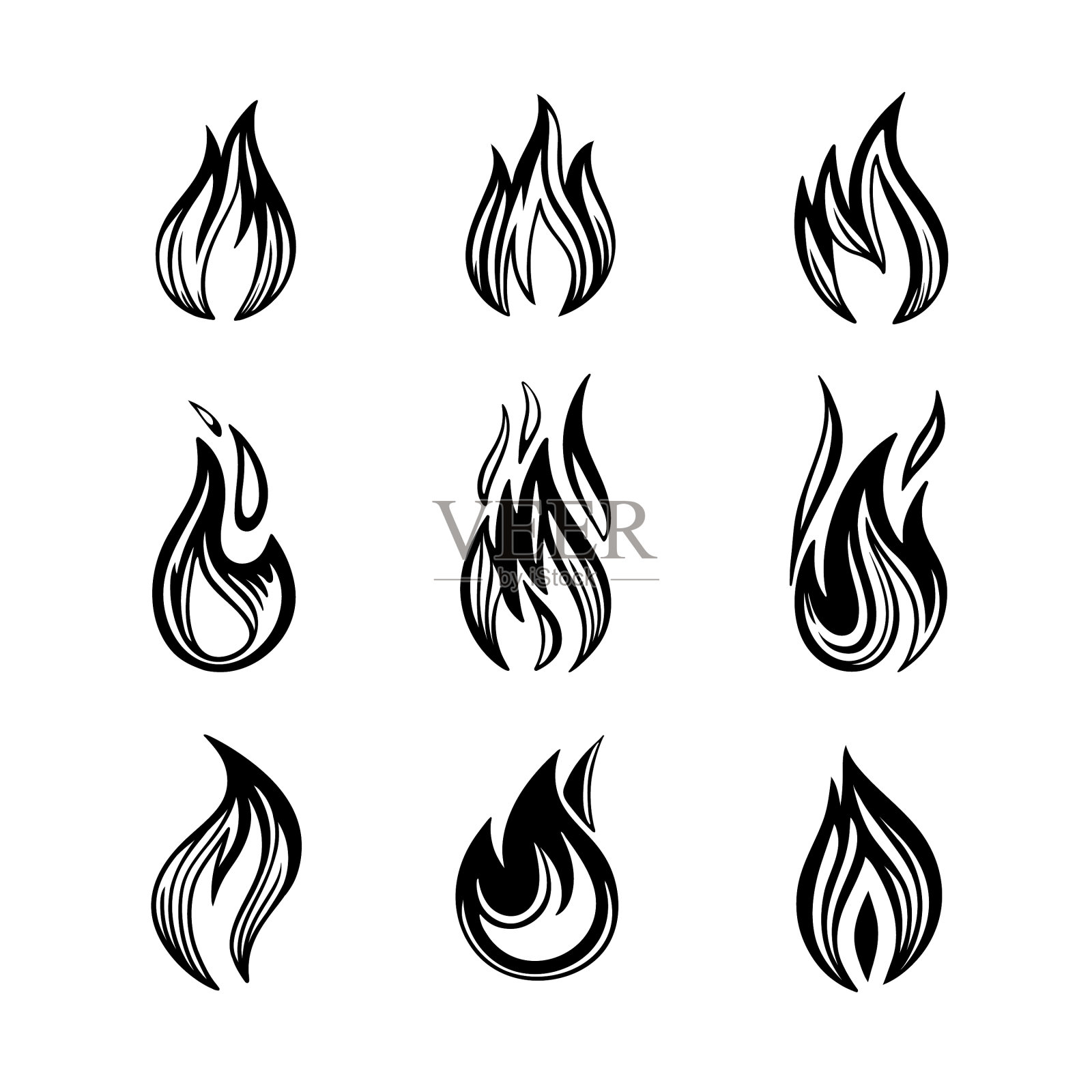 触发的图标集图标素材