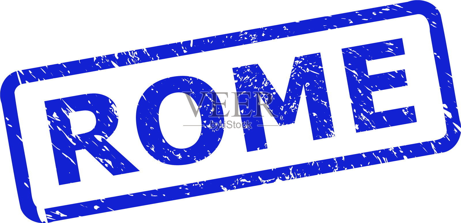 不干净的圆形罗马印章插画图片素材