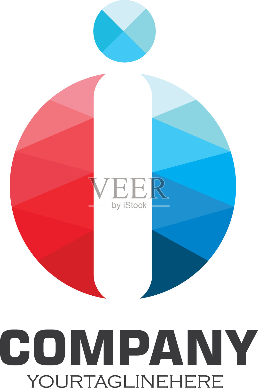 I字母图标设计插画图片素材