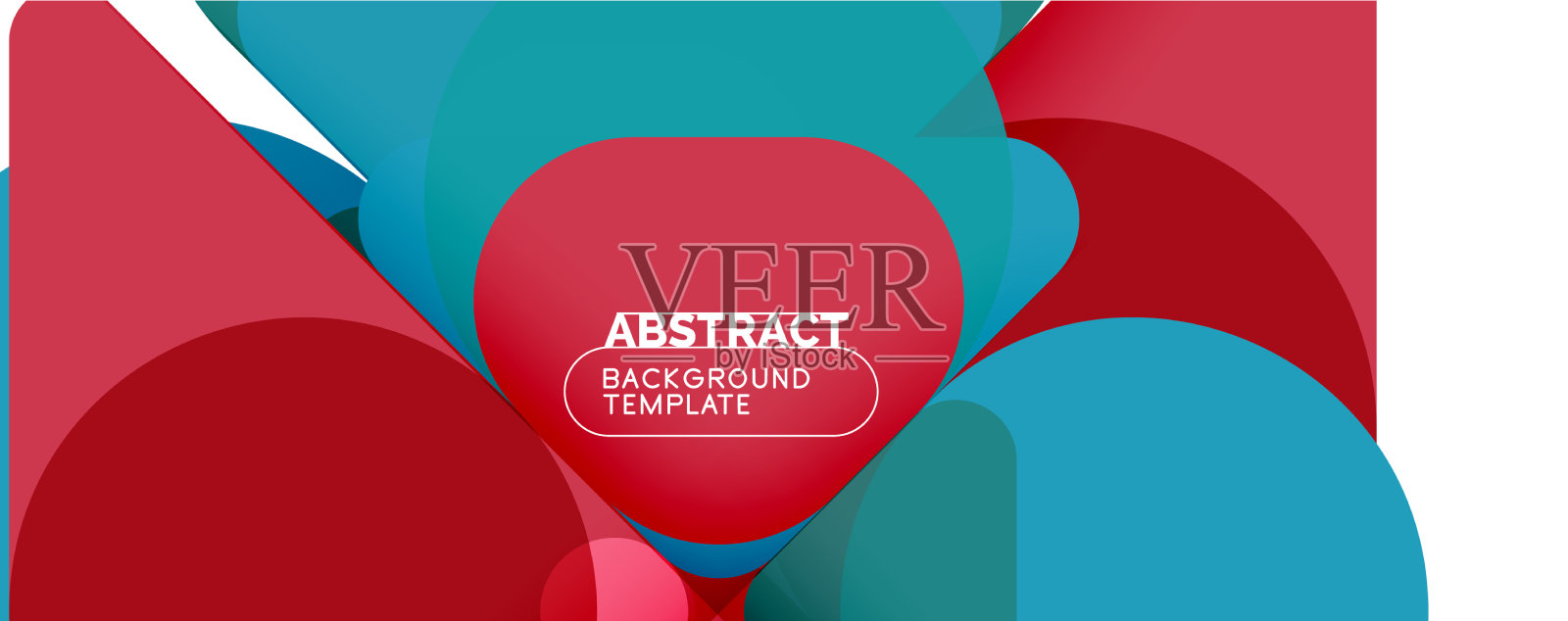 现代几何圆形和动态线条插画图片素材