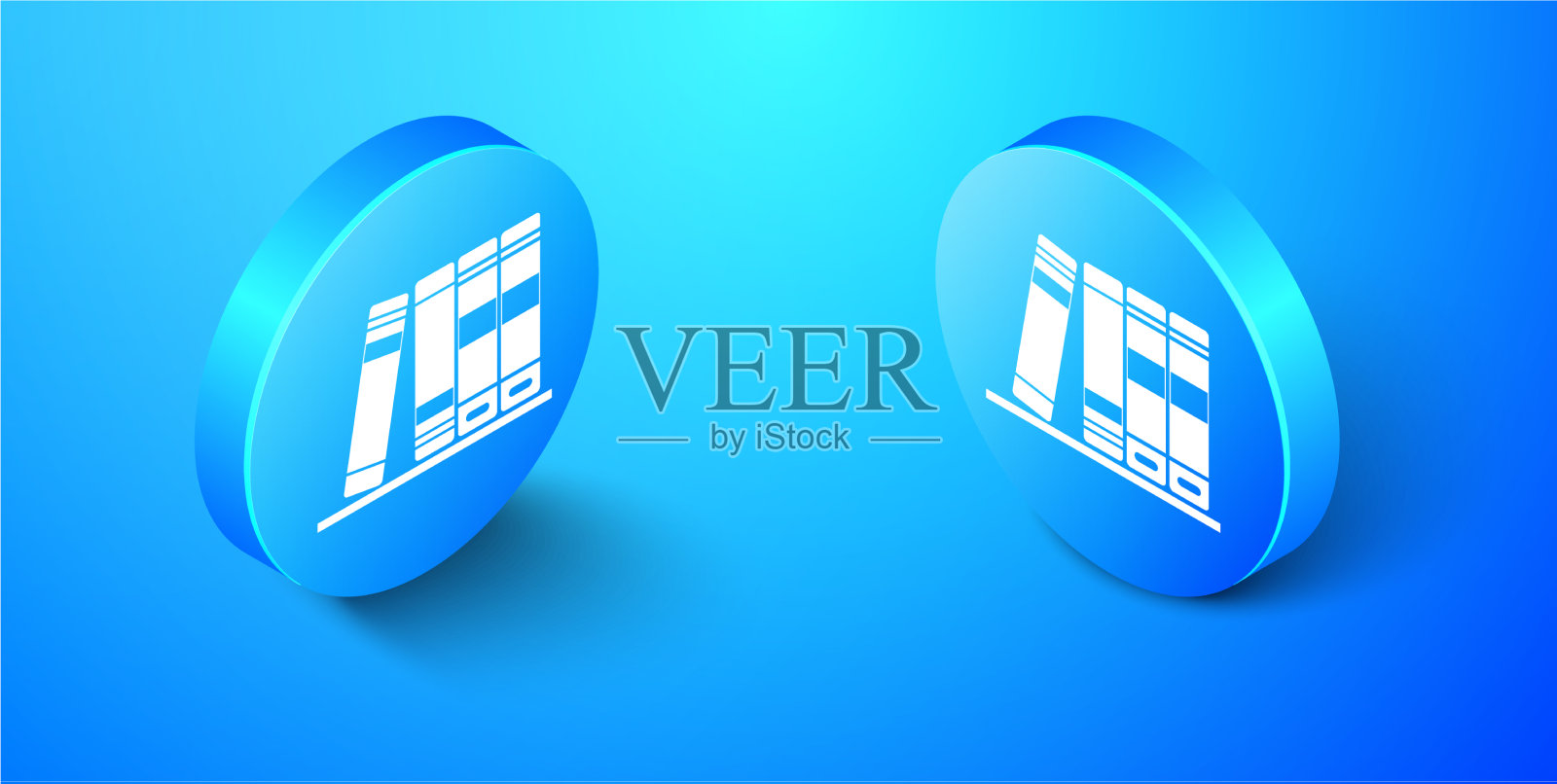 等距办公文件夹的文件和文件插画图片素材