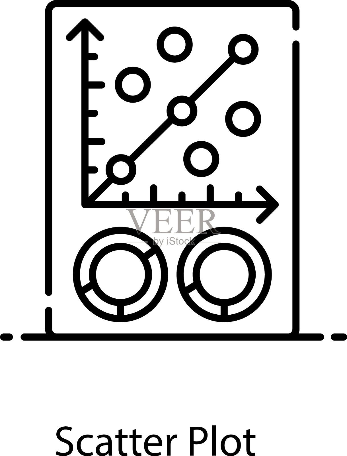 散点图图标素材