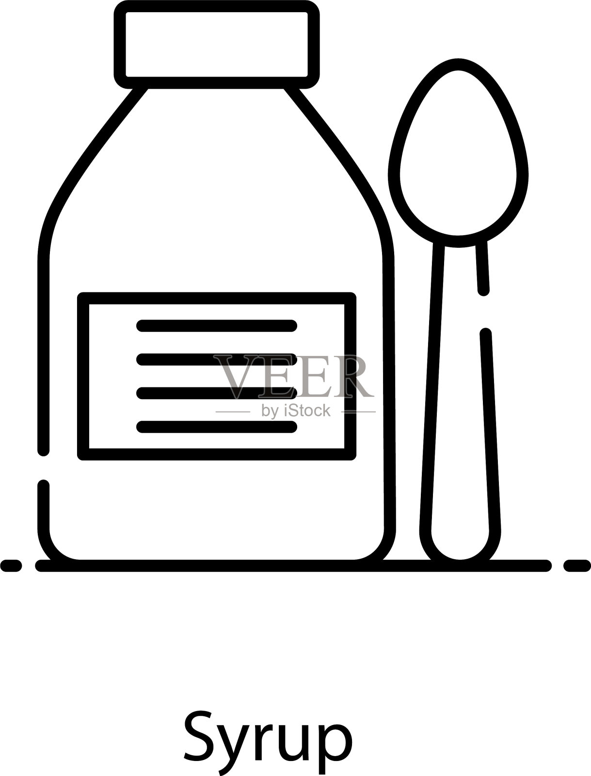 糖浆插画图片素材