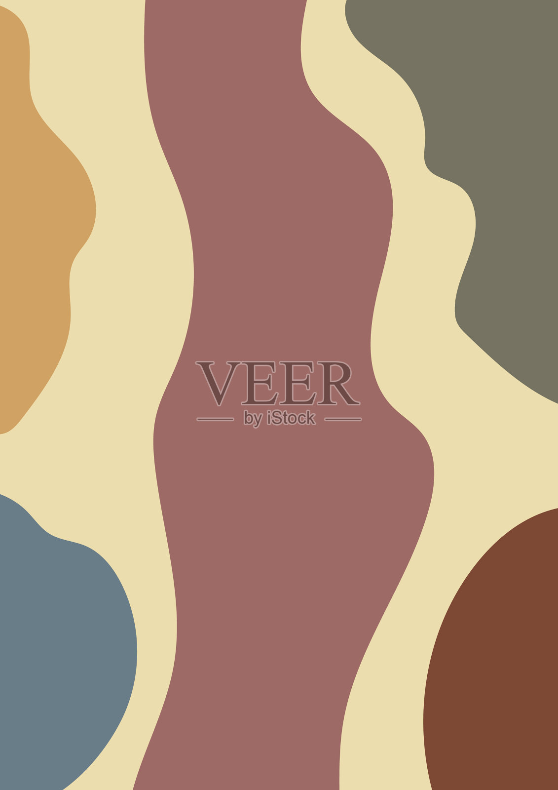 当代与时尚的色彩插画图片素材