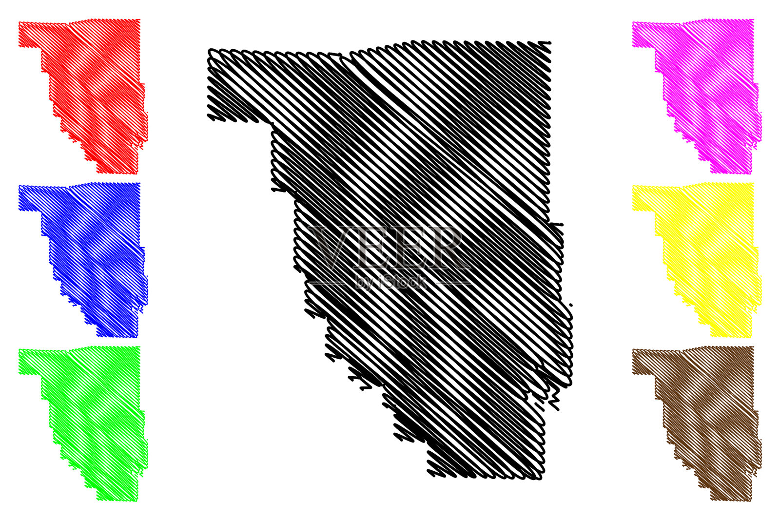 美国密苏里州雷诺兹县插画图片素材