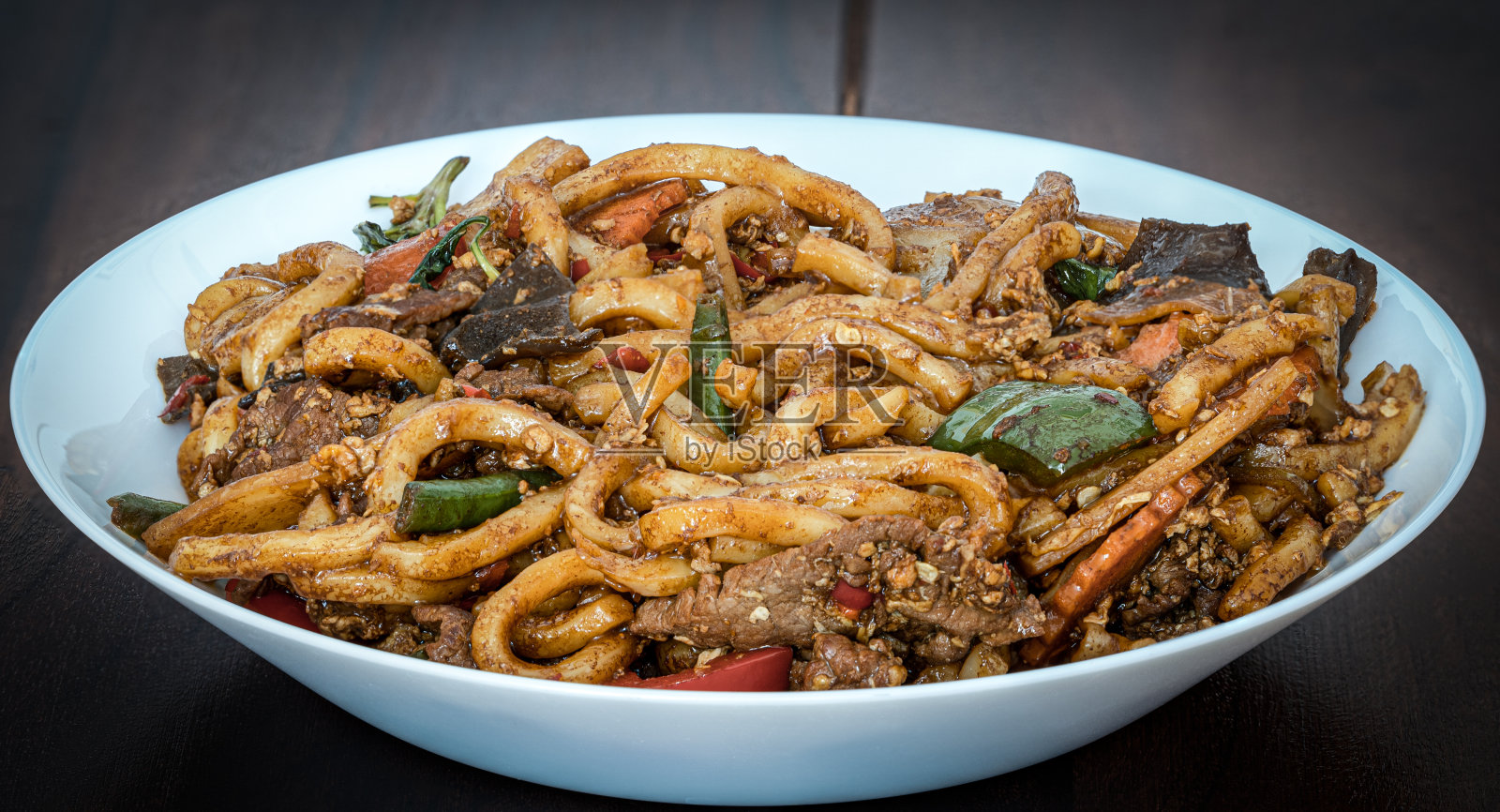 乌登Pad Kee Mao(法当毛)-醉面条照片摄影图片