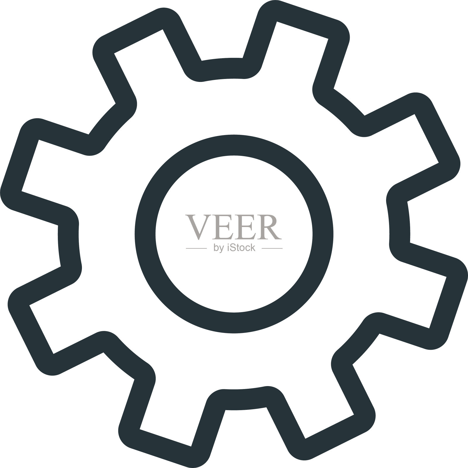 齿轮齿轮机构图标概念工程图标素材