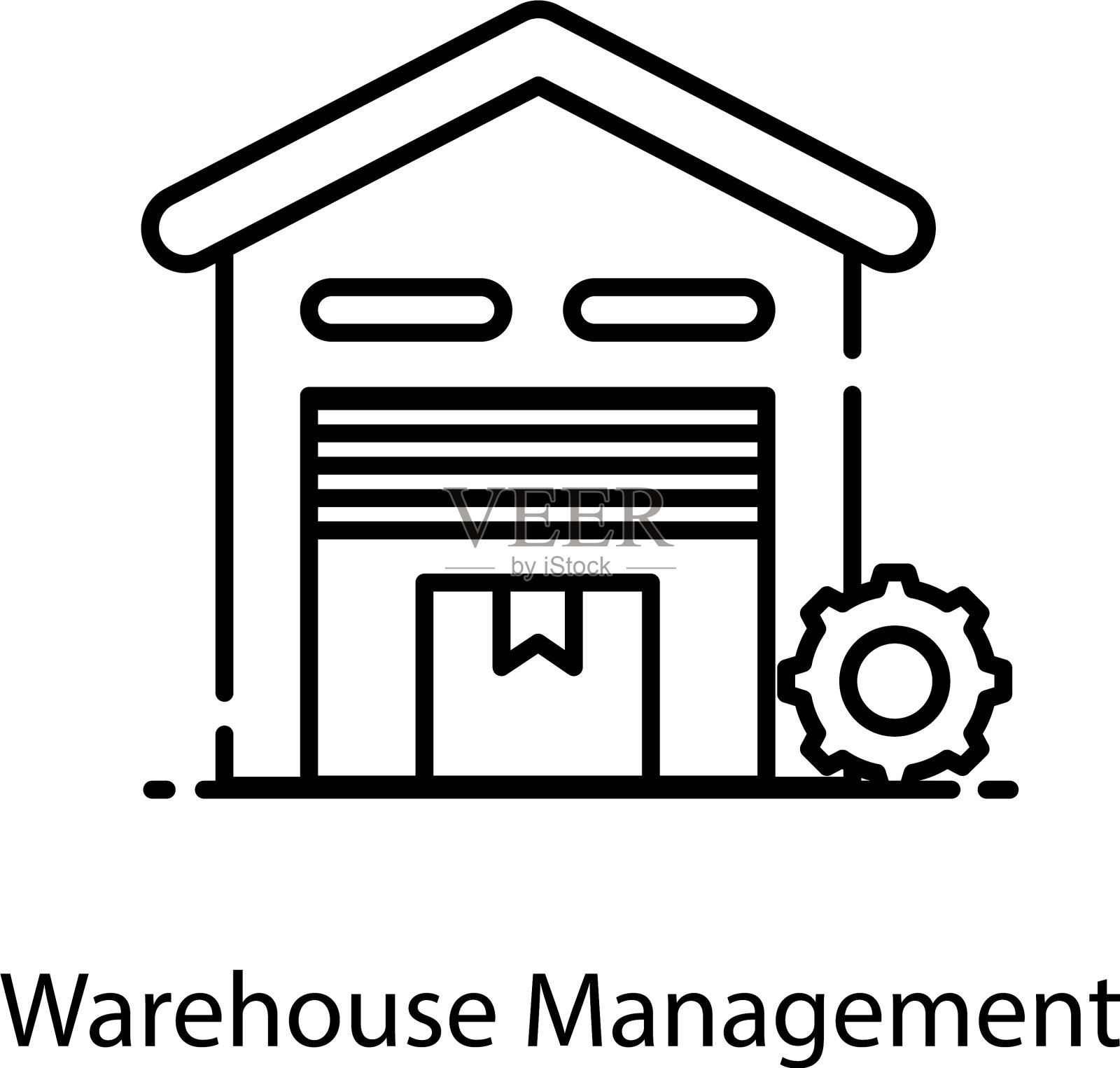 仓库管理插画图片素材