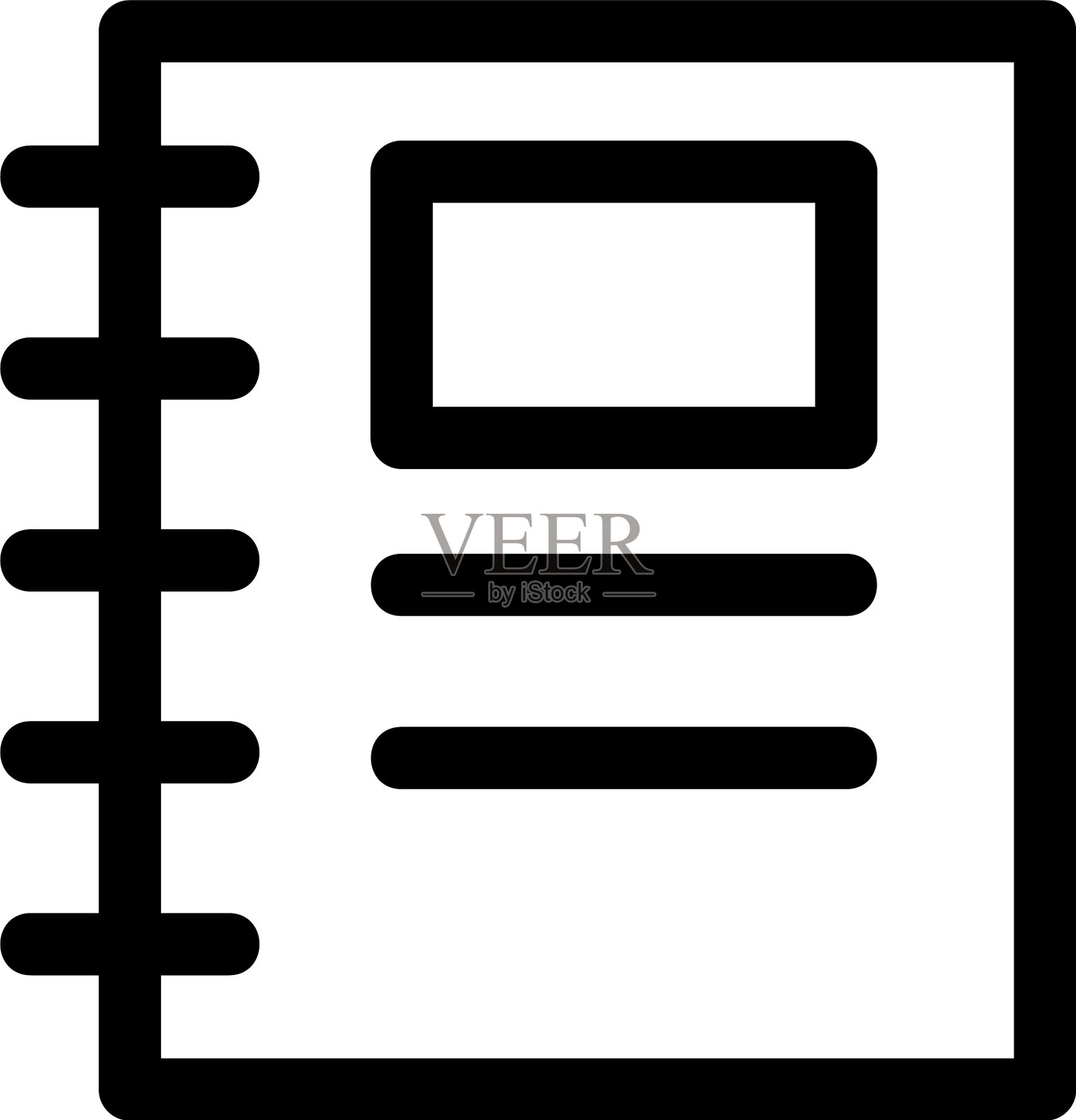 地址簿图标或标志孤立标志符号图标素材