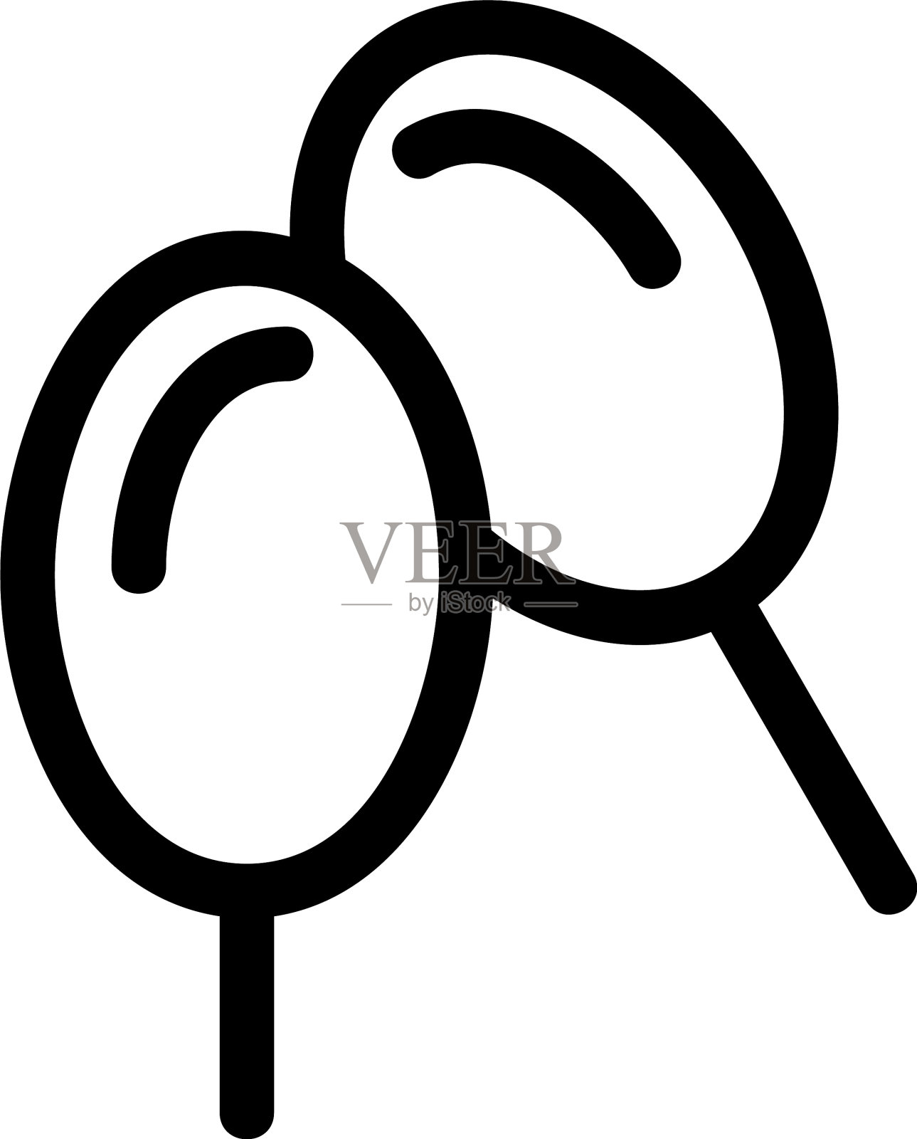 气球图标或标志孤立标志符号插画图片素材