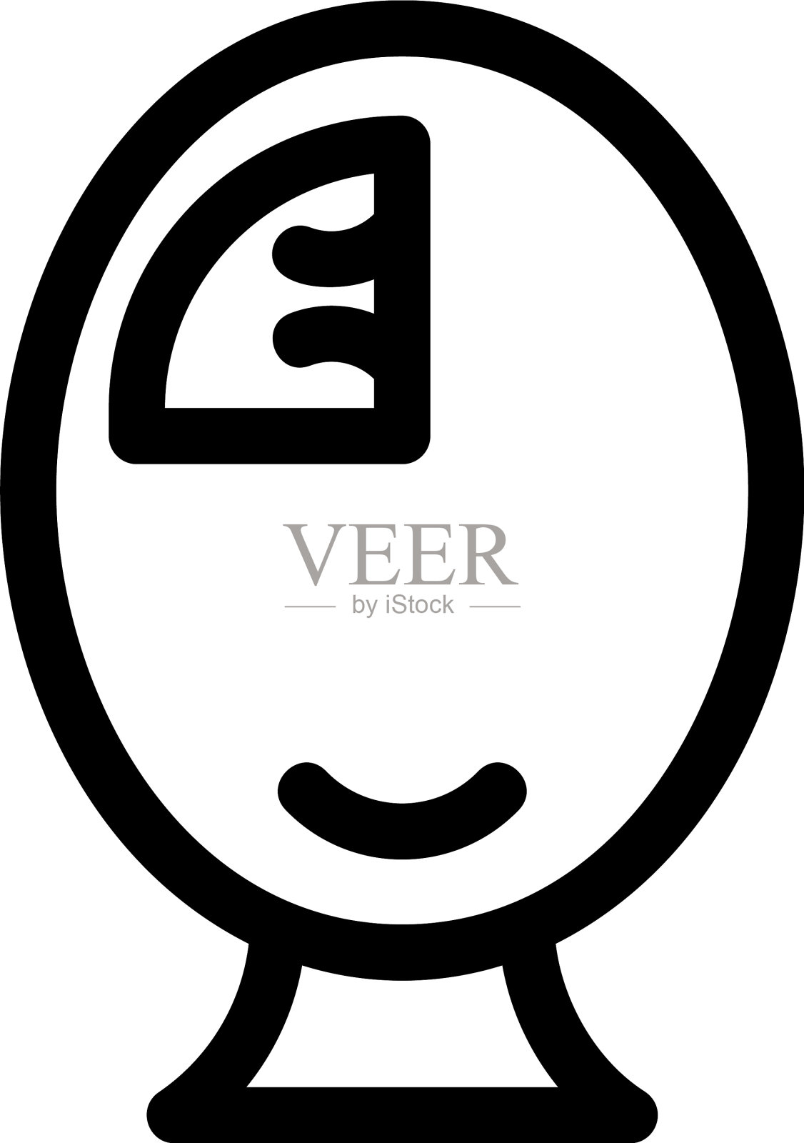 脑标或标志孤立符号符号图标素材