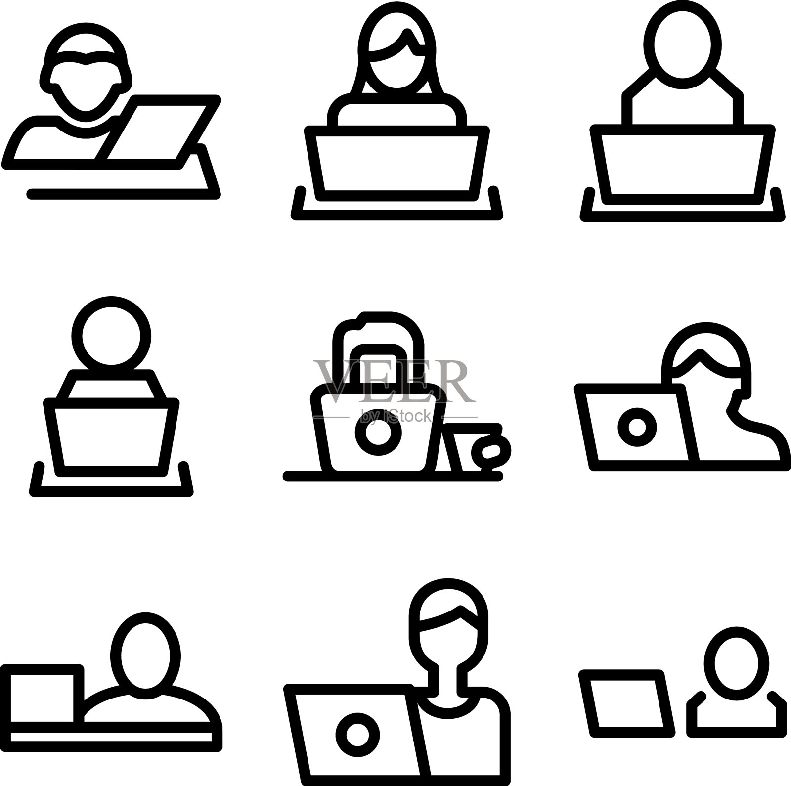 自由图标或标志孤立符号符号图标素材