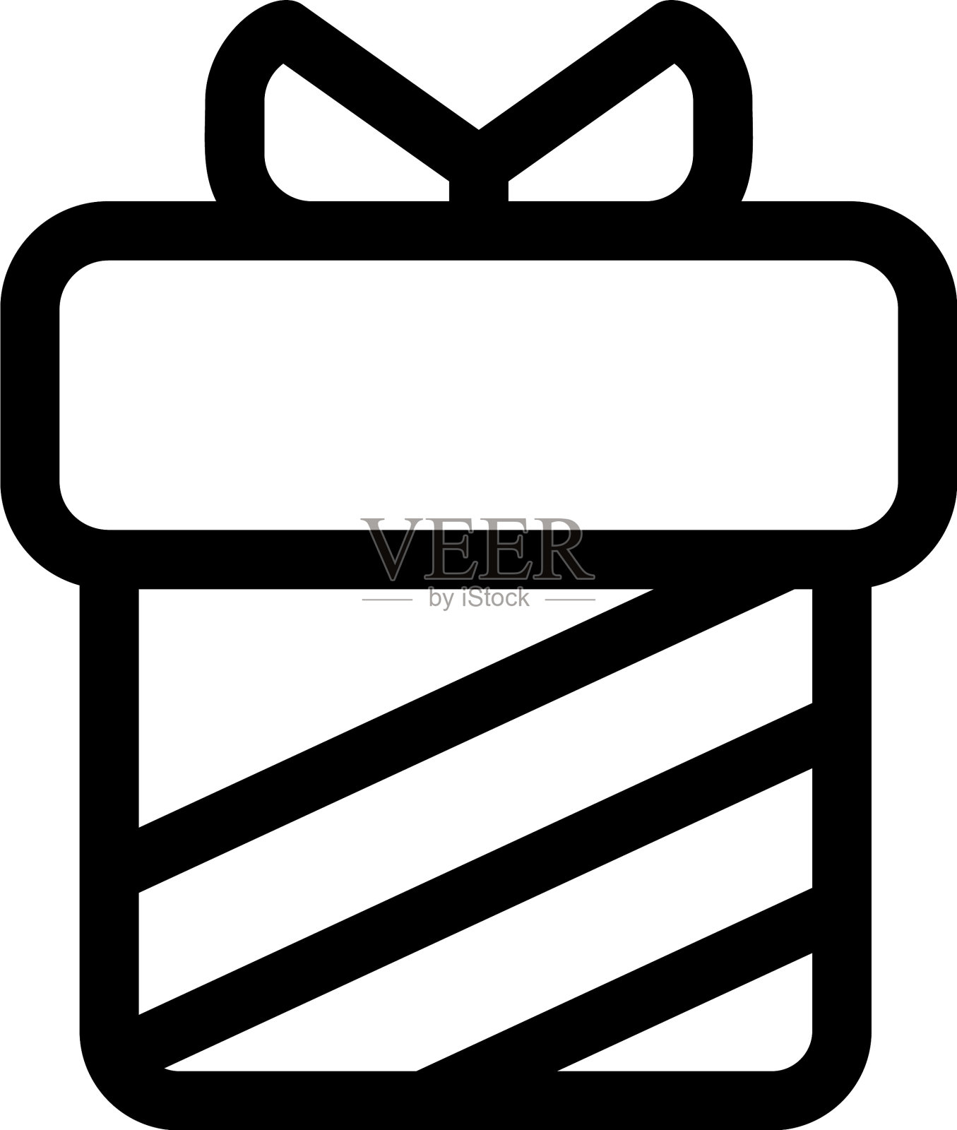 礼品图标或标志孤立标志符号插画图片素材