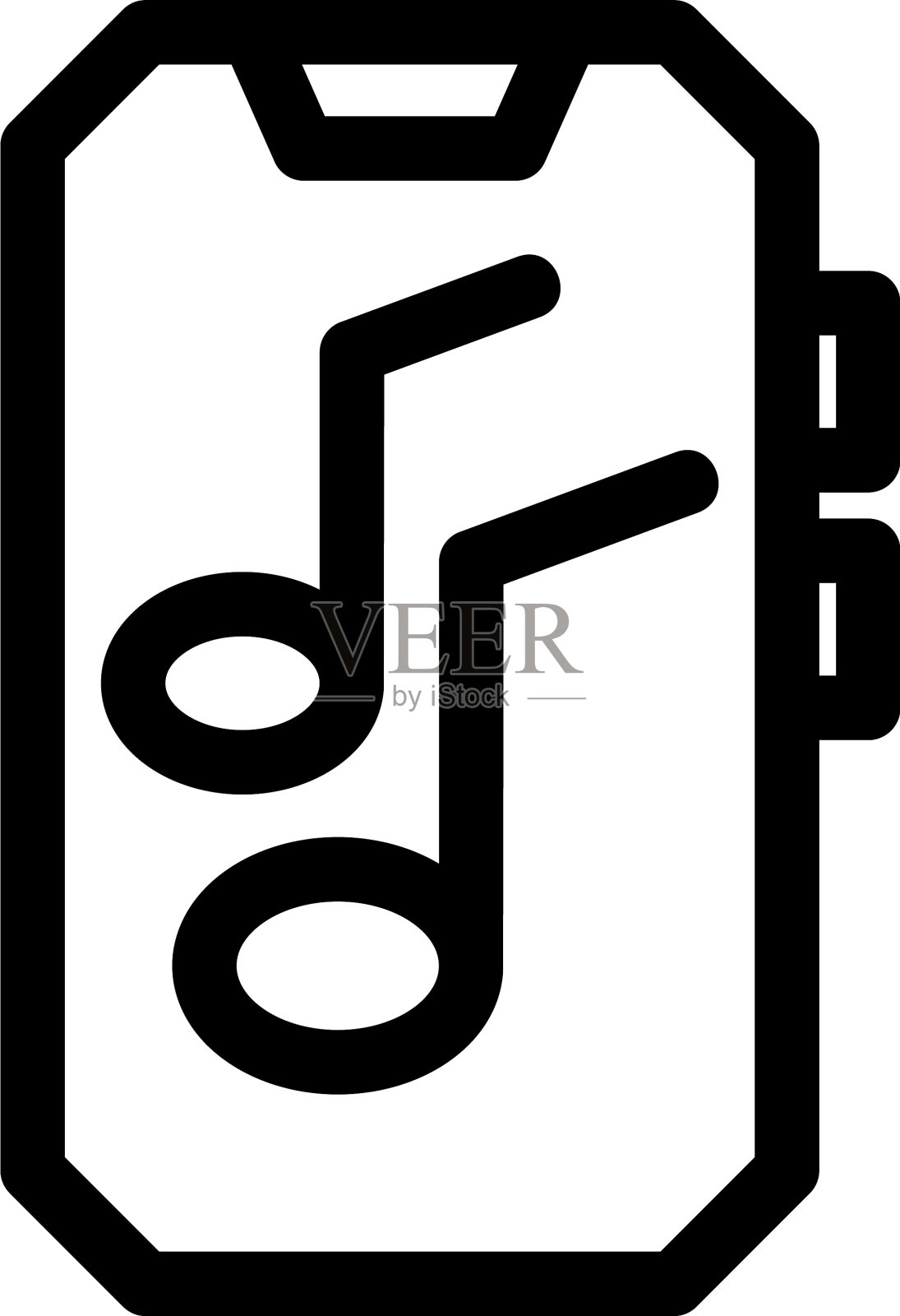 音乐图标或标志孤立符号符号图标素材