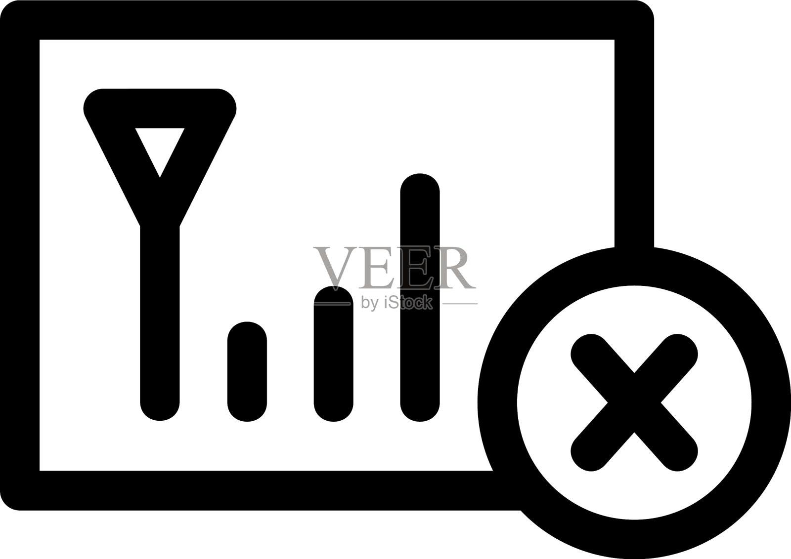 无信号图标或标志孤立标志符号图标素材