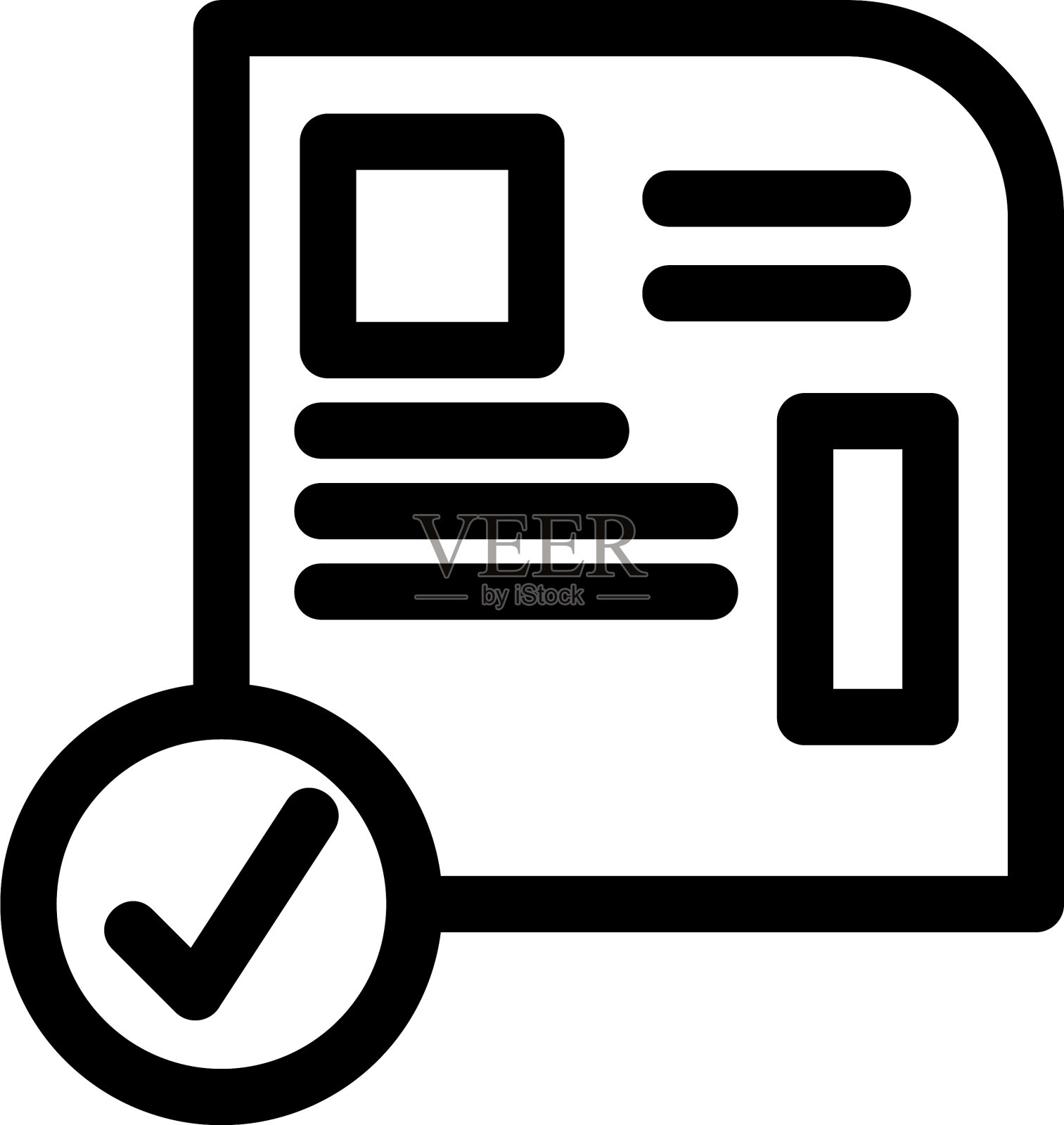 简历图标或标志孤立标志符号插画图片素材