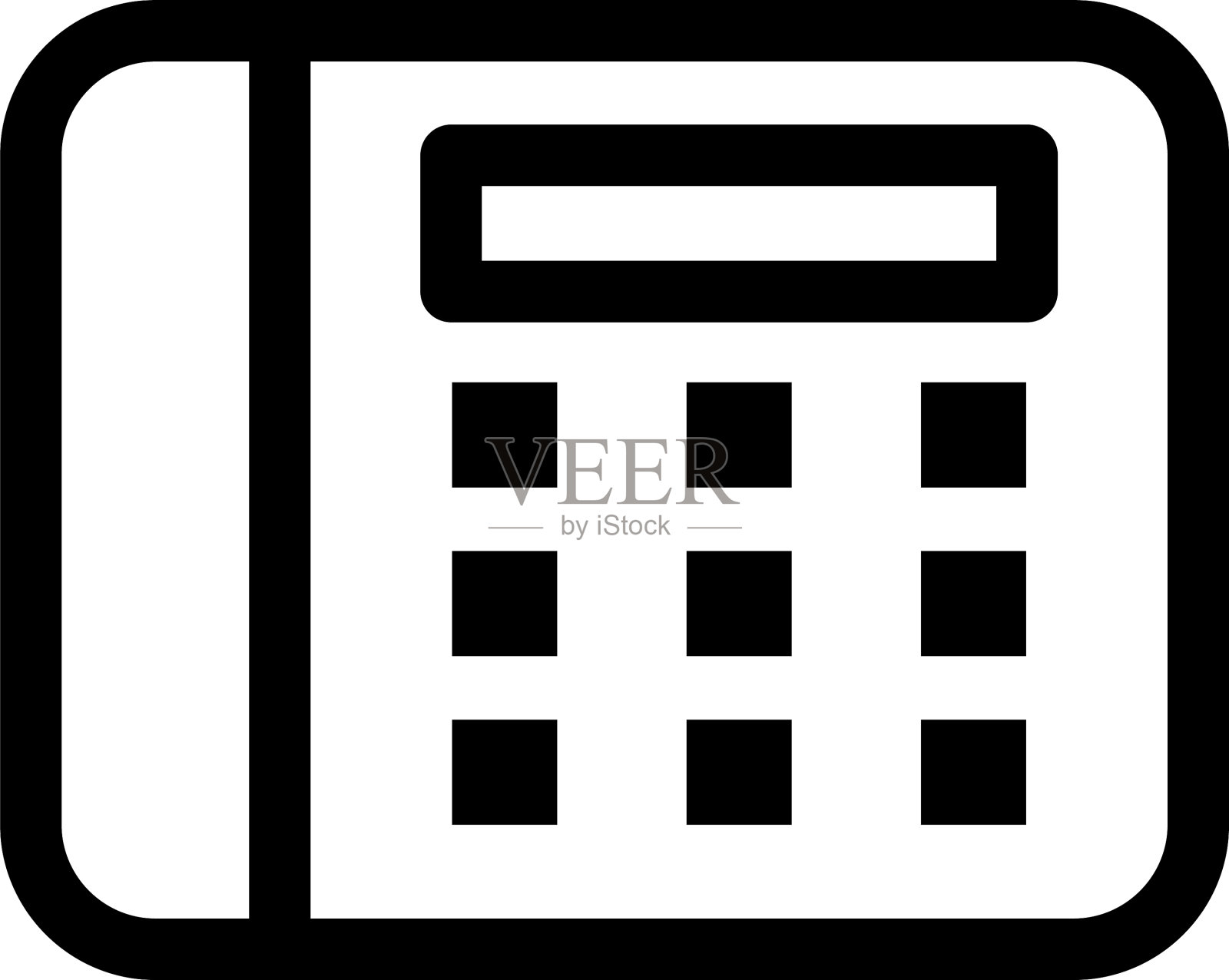 电话图标或标志孤立标志符号图标素材
