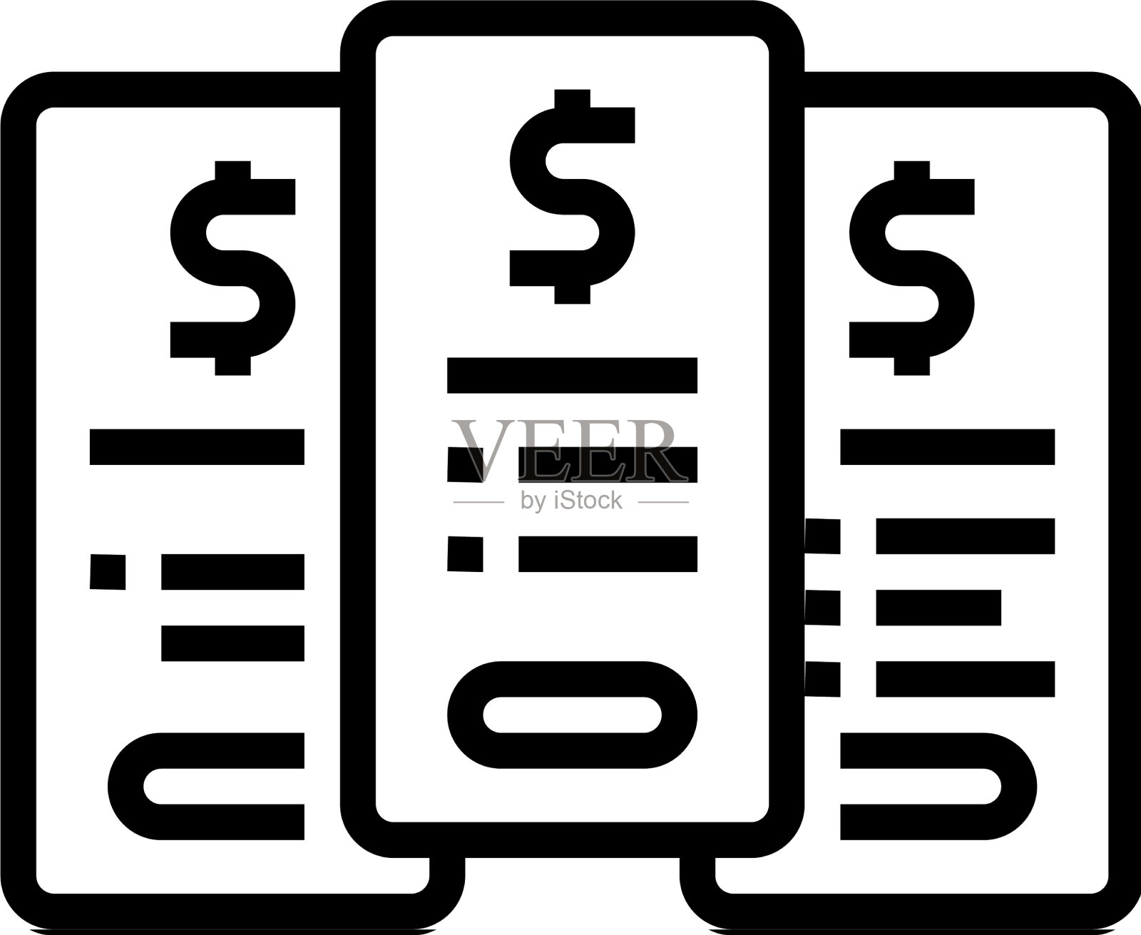 收费计划订阅线路图标图标素材