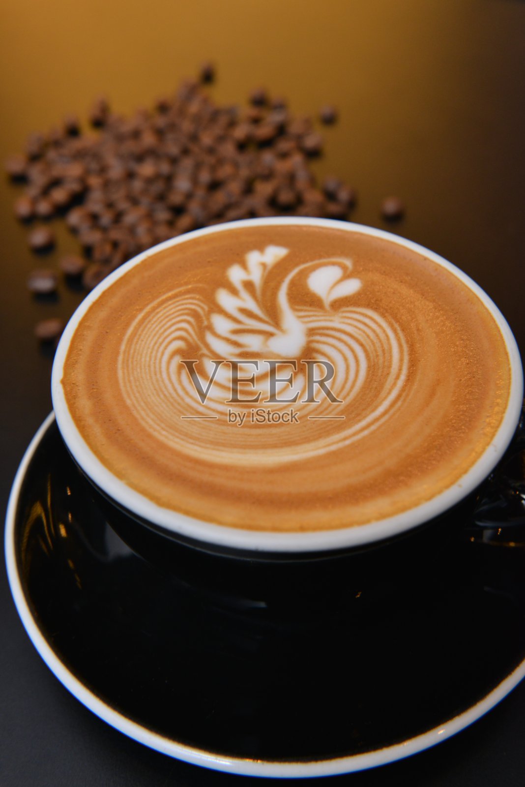 卡布奇诺咖啡照片摄影图片