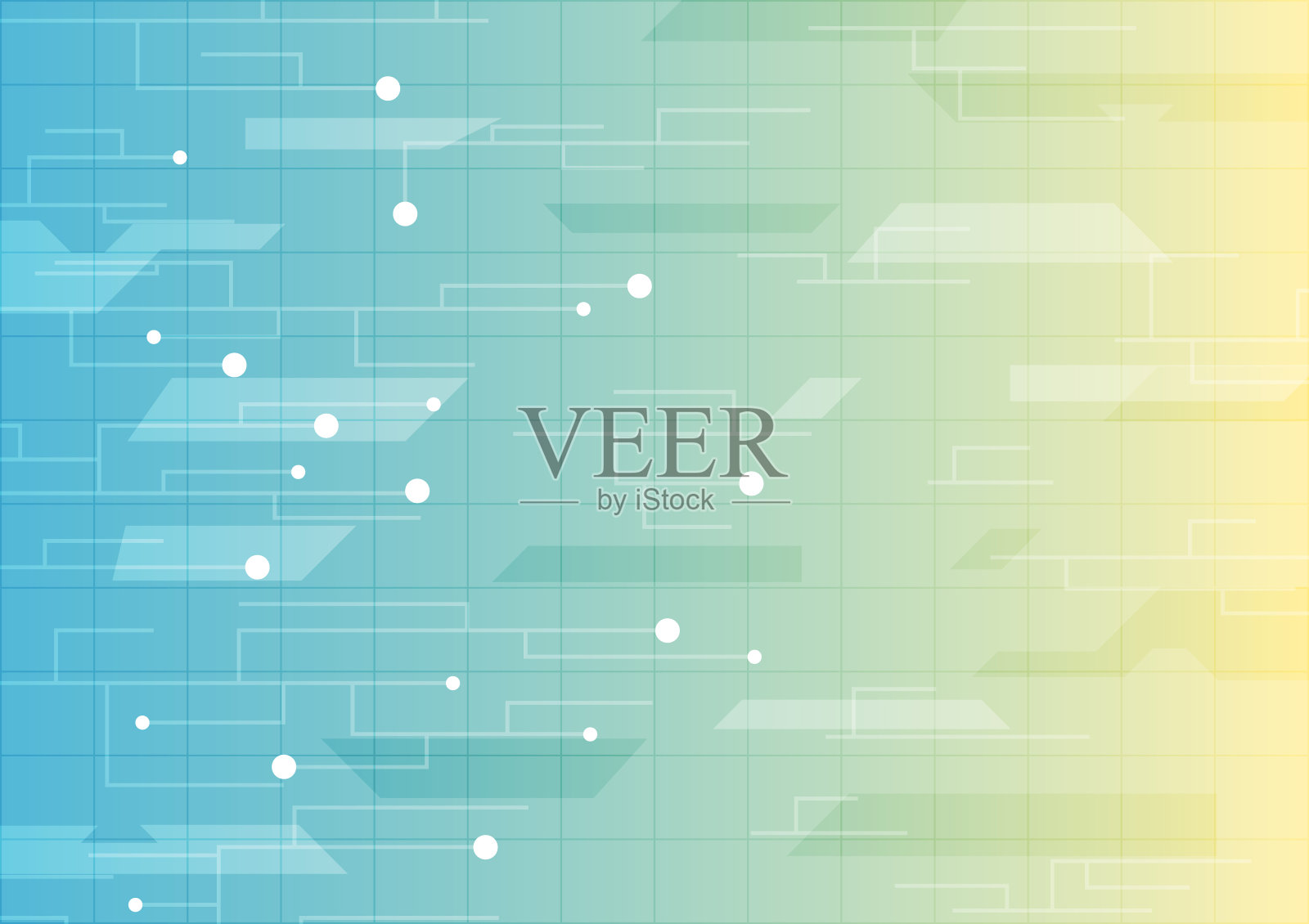 摘要高新技术背景。虚拟现实技术屏幕插画图片素材