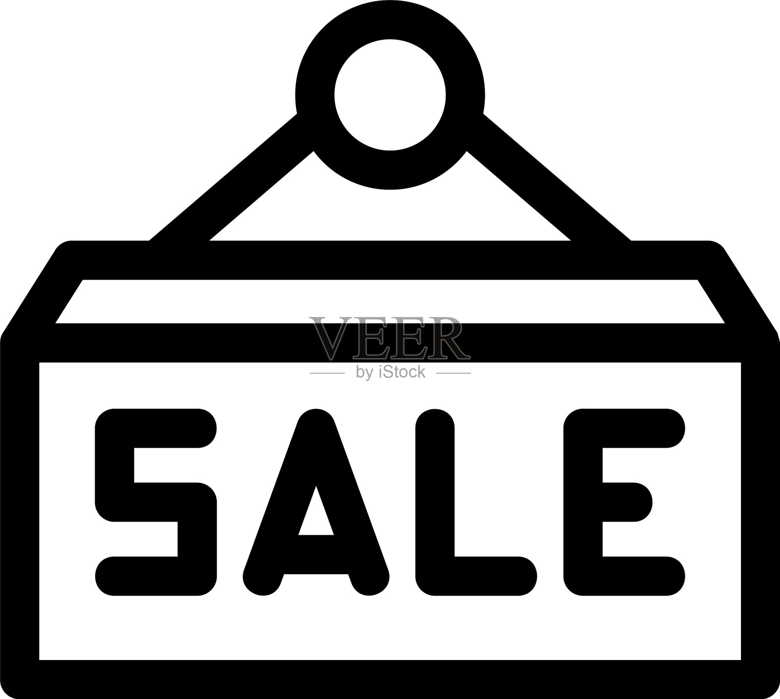 挂板上的图标或标志孤立标志符号图标素材