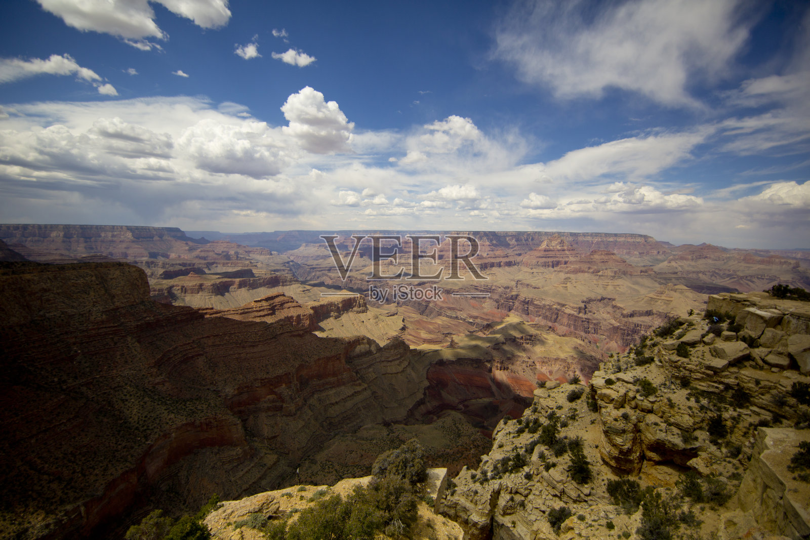 从南缘俯瞰大峡谷照片摄影图片