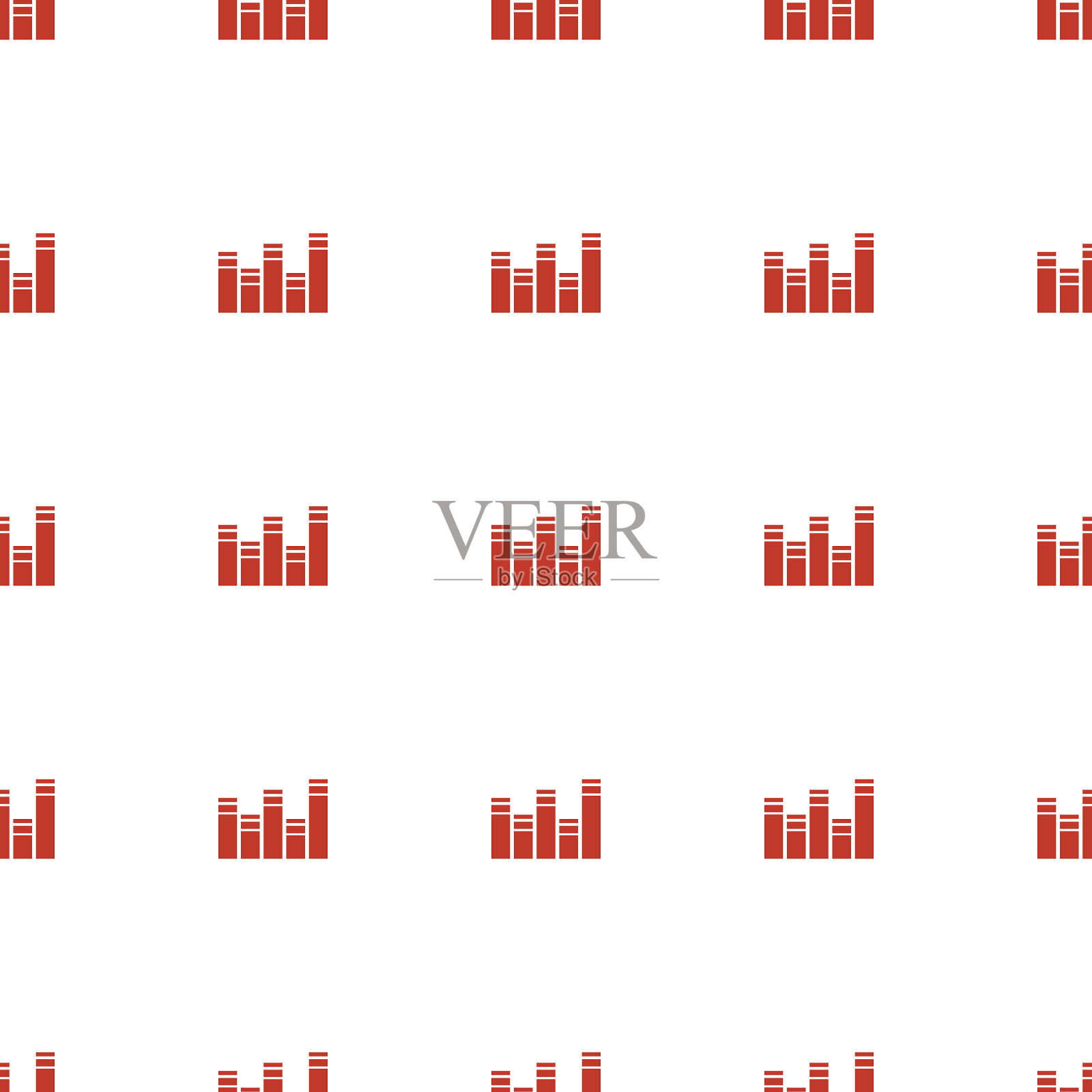 图表图标模式无缝白色背景插画图片素材