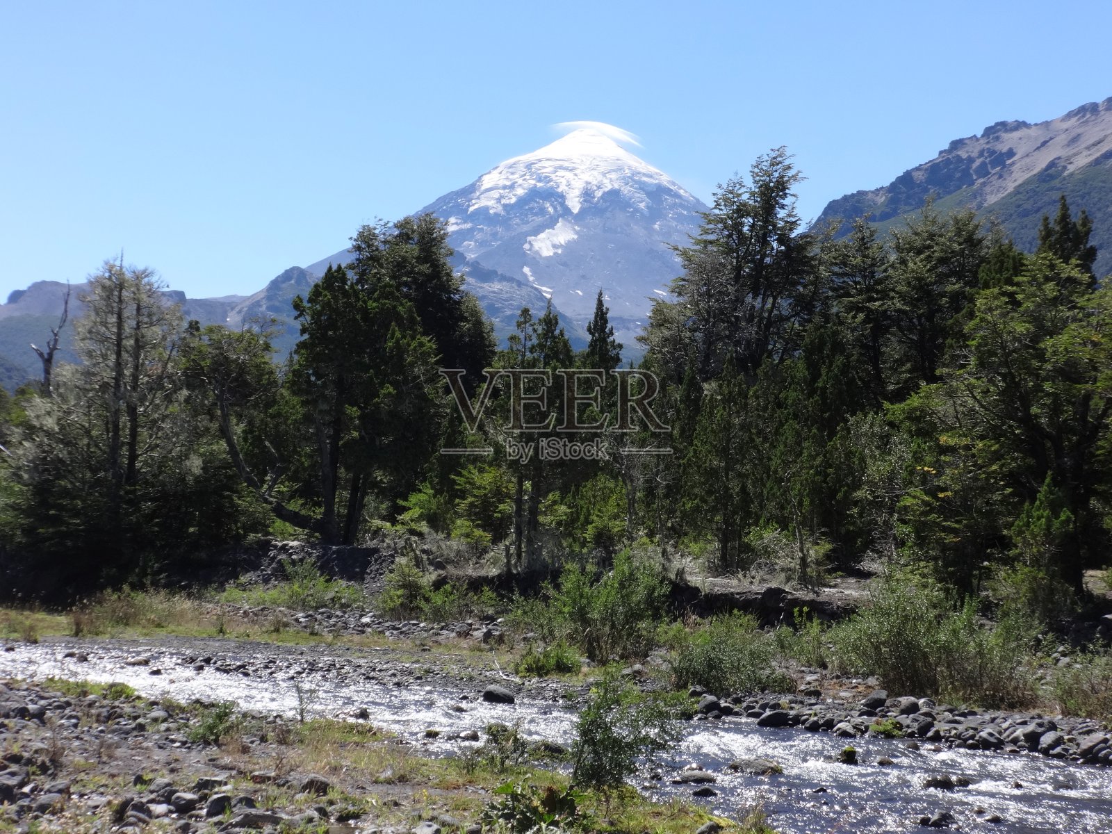 Lanin火山照片摄影图片