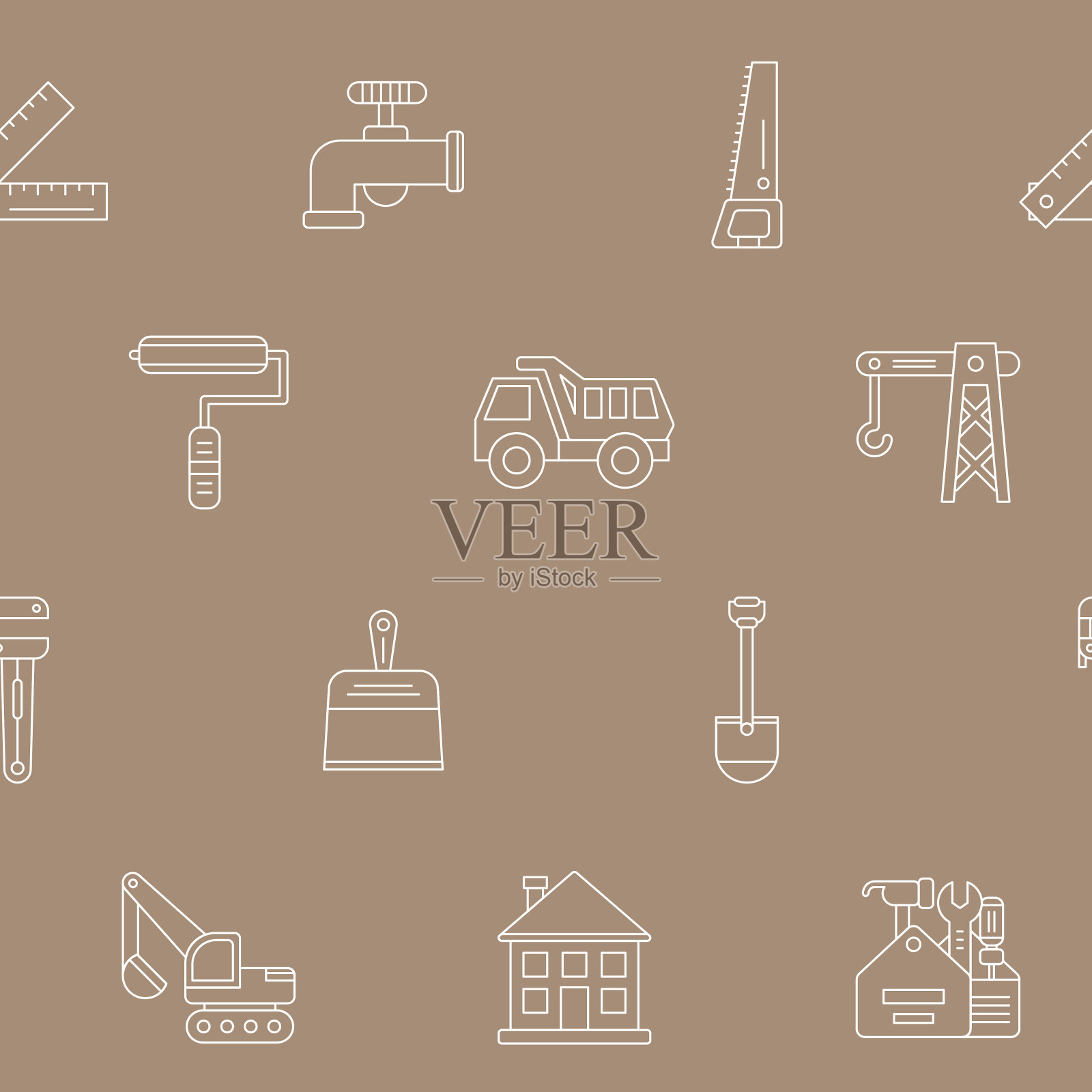 建设背景02-06插画图片素材