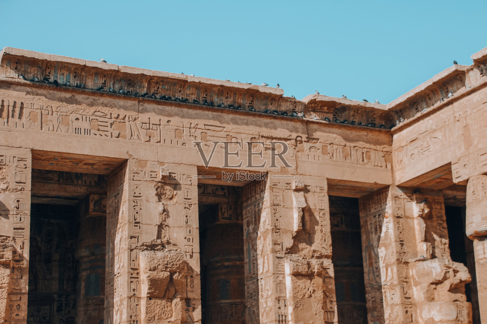 埃及卡纳克神庙遗址,卢克索最大的露天博物馆照片摄影图片