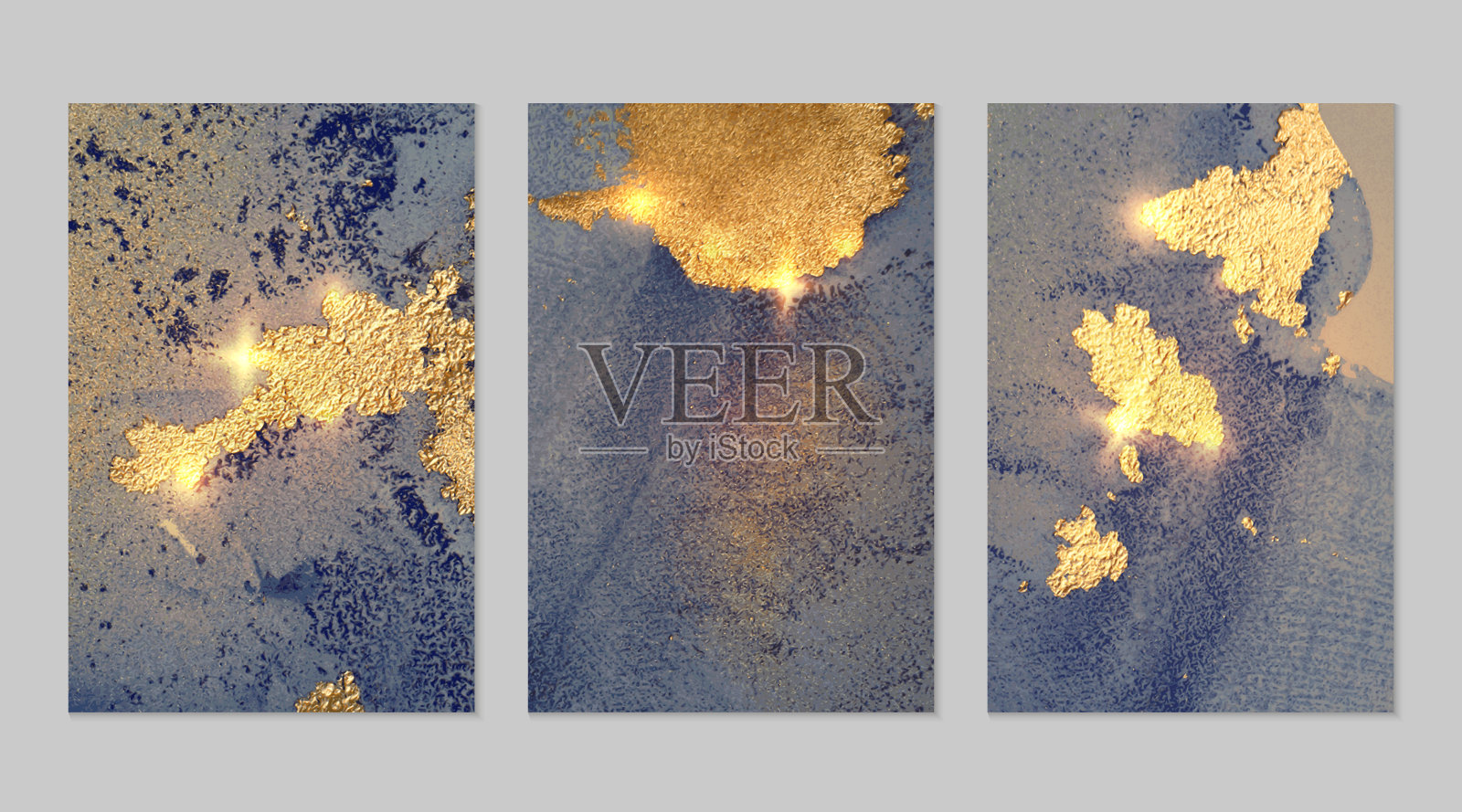 海军蓝和金色图案,带有晶片和闪光的纹理插画图片素材