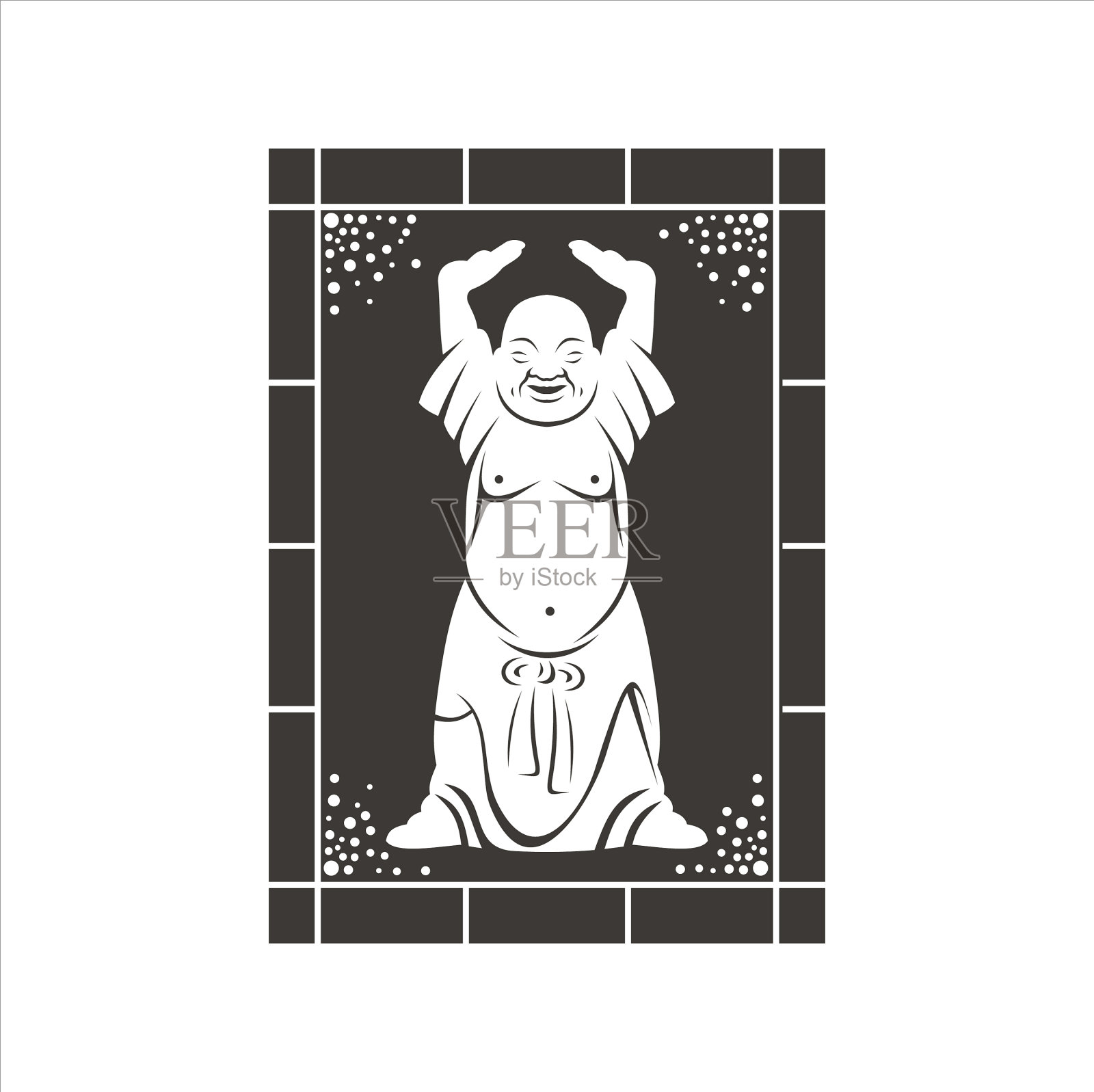 佛图标插画图片素材