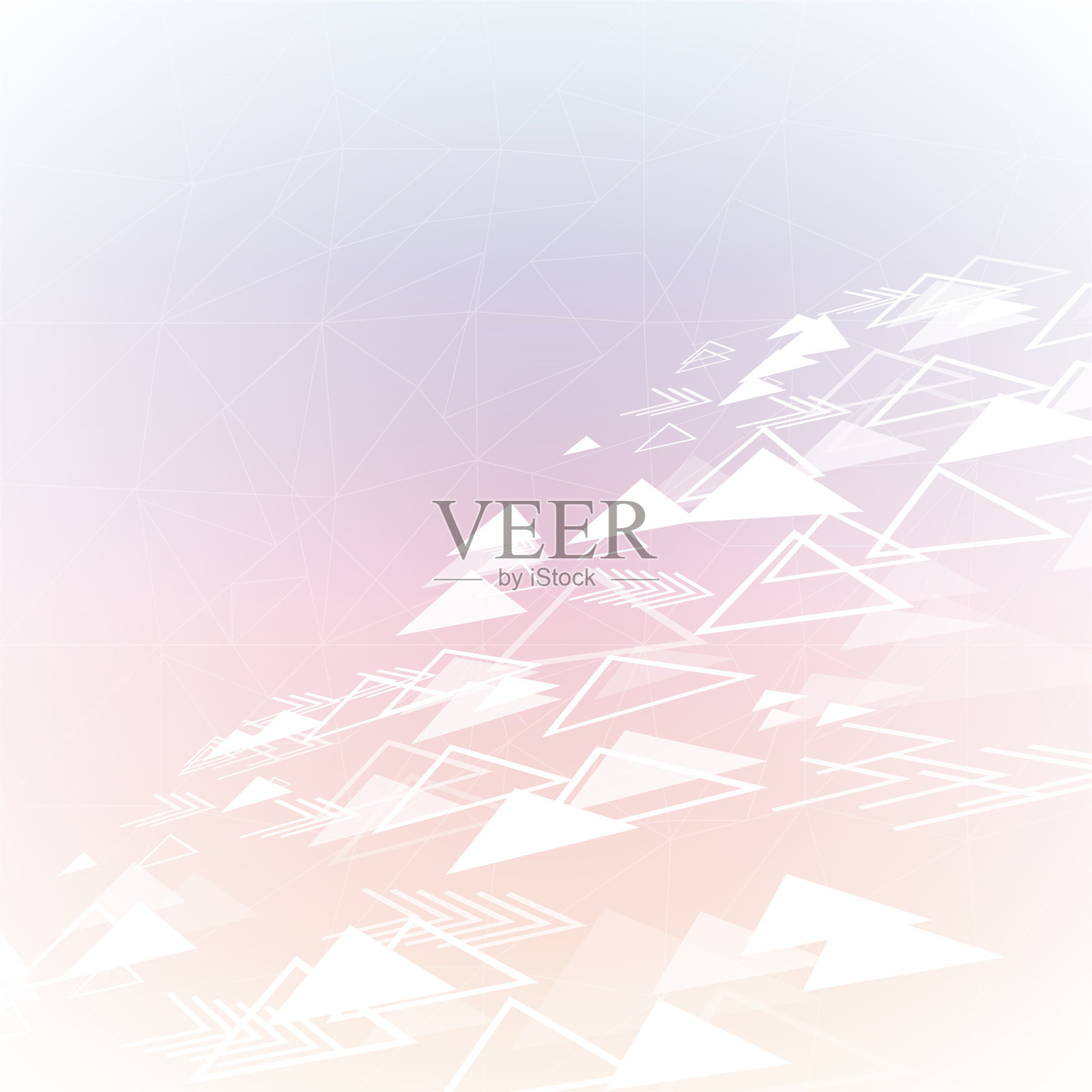 三角数字技术未来的速度发挥插画图片素材