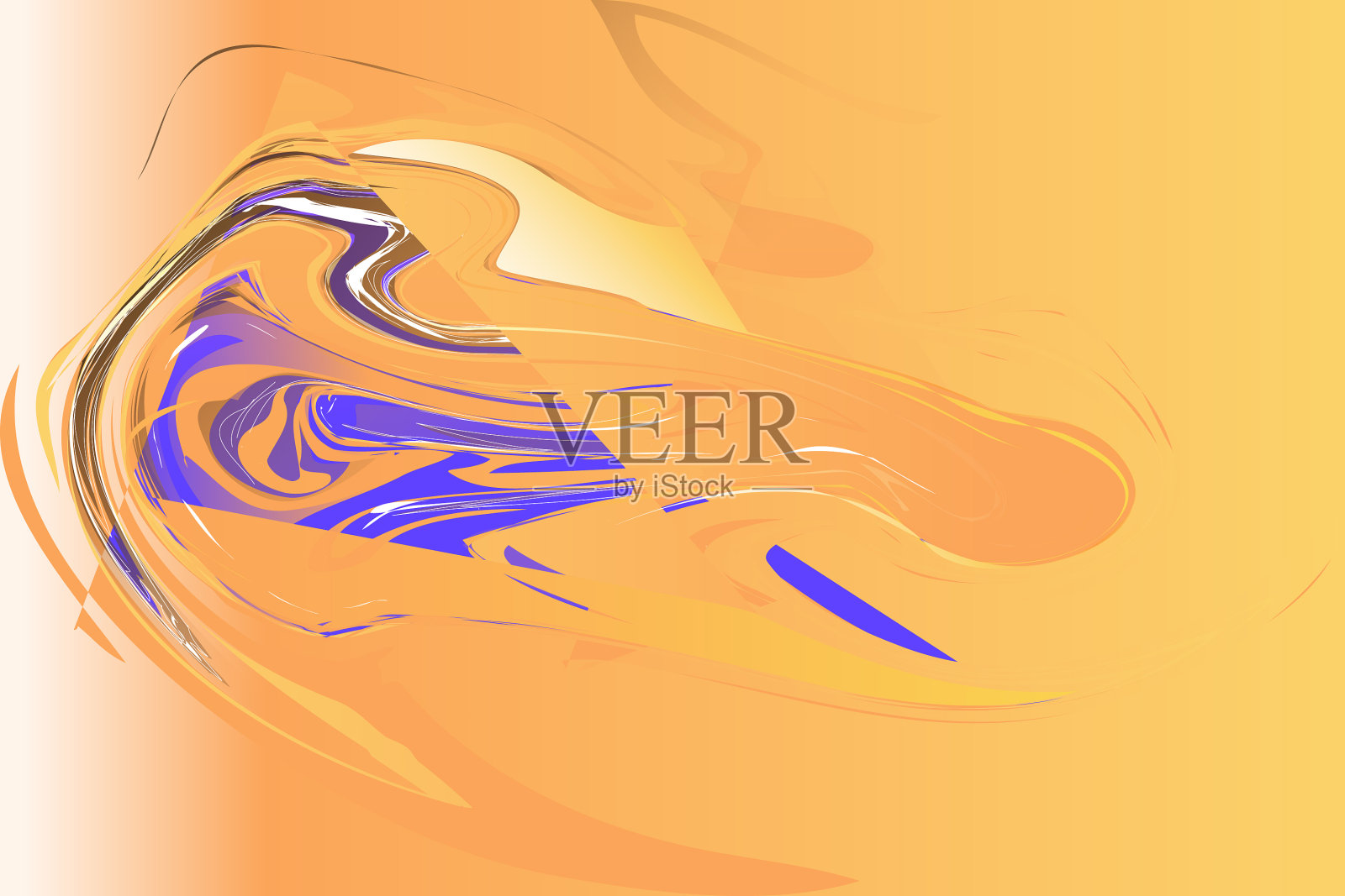 大理石背景纹理与液体插画图片素材