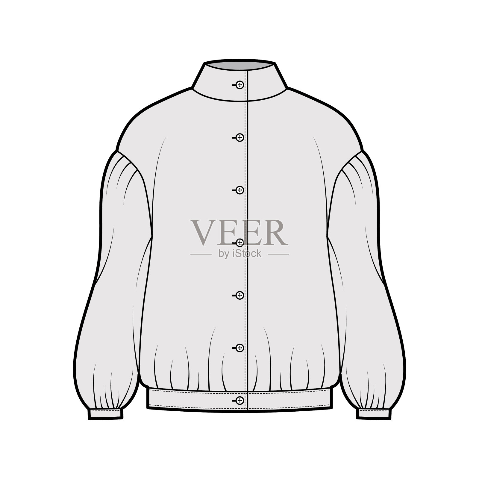 巴尔干衬衫技术时尚与插画图片素材