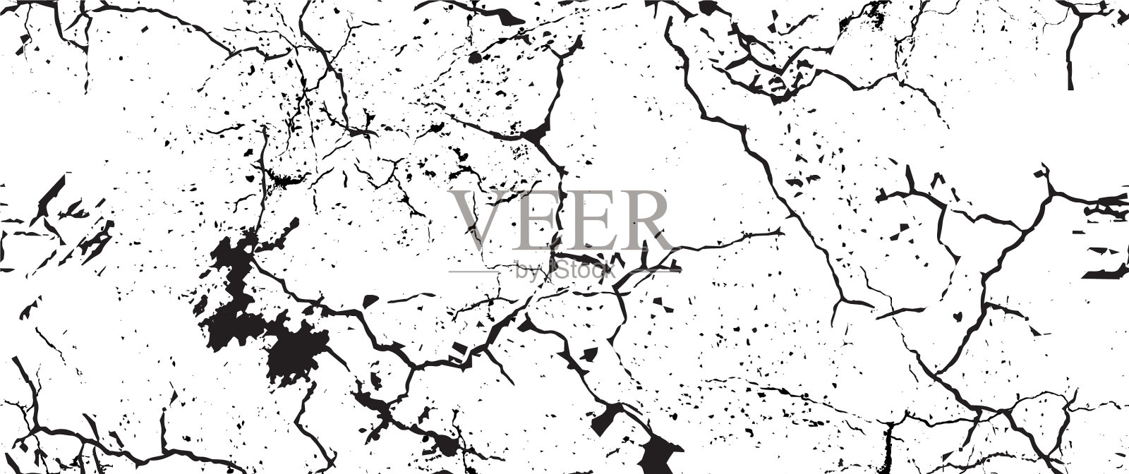 破旧的垃圾纹理无缝图案插画图片素材