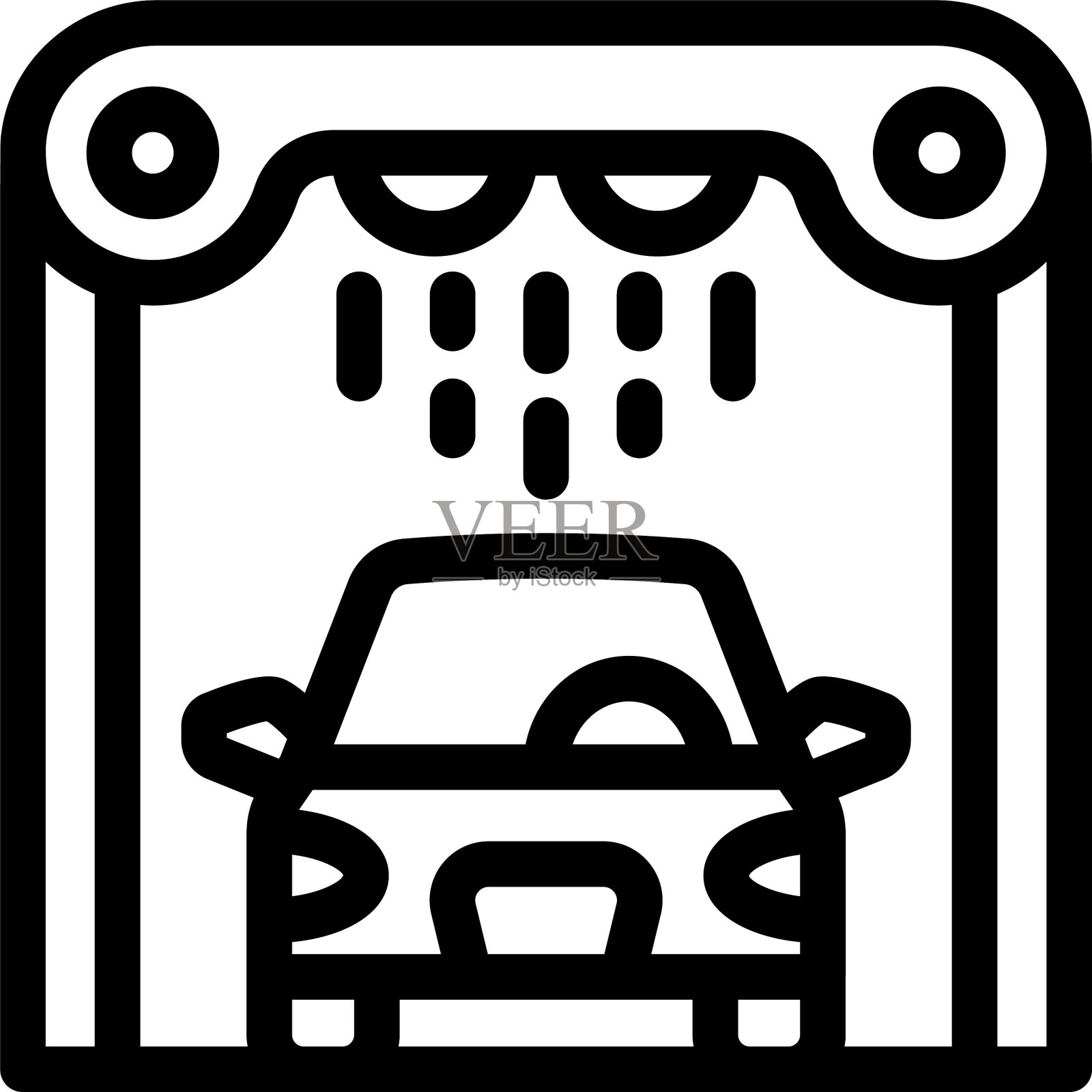 汽车服务插画图片素材