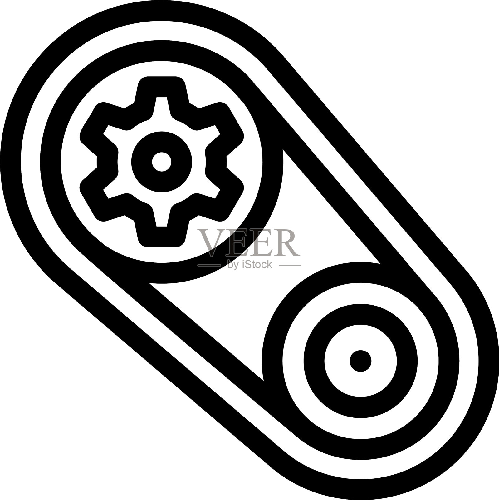 带轮插画图片素材