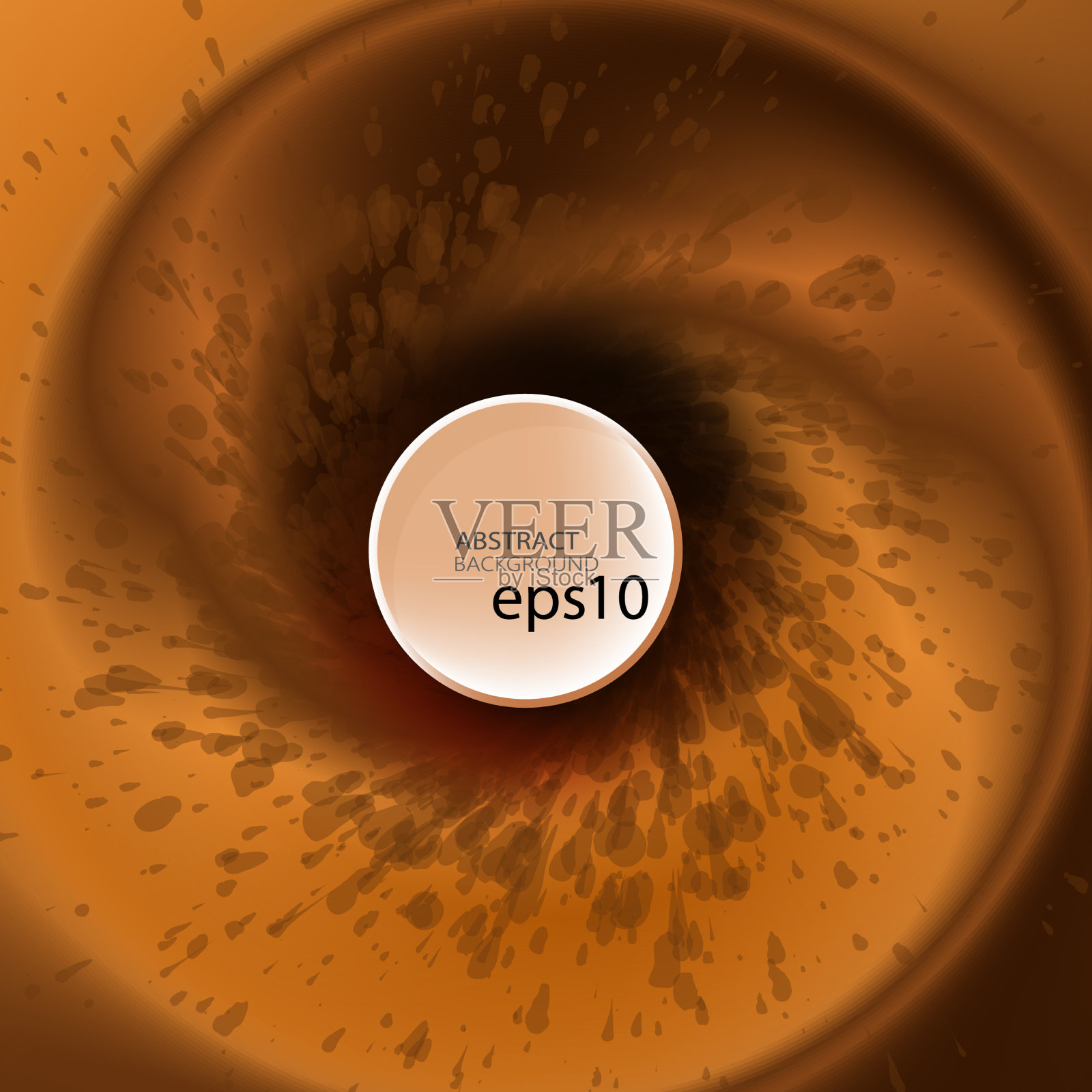 漩涡金抽象设计插画图片素材