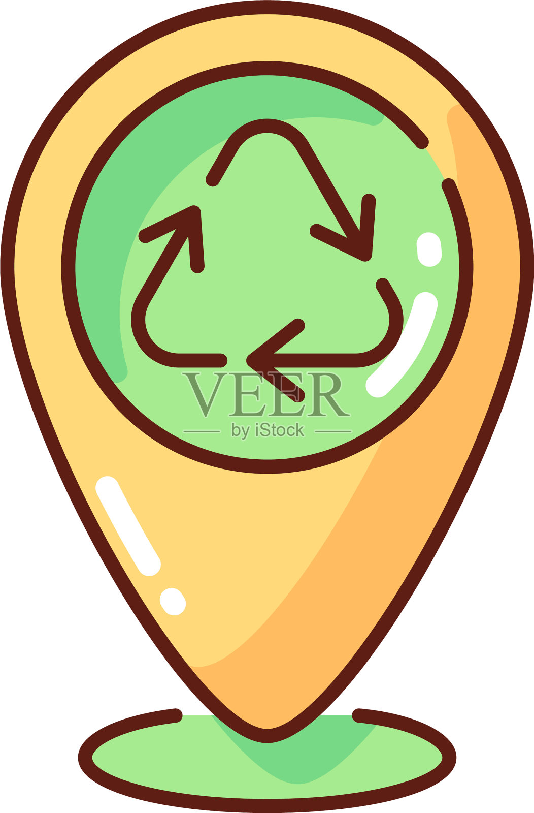 放下位置RGB颜色图标图标素材