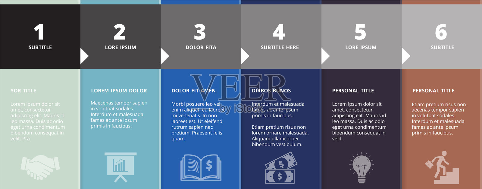 步骤信息图表商业教育或插画图片素材