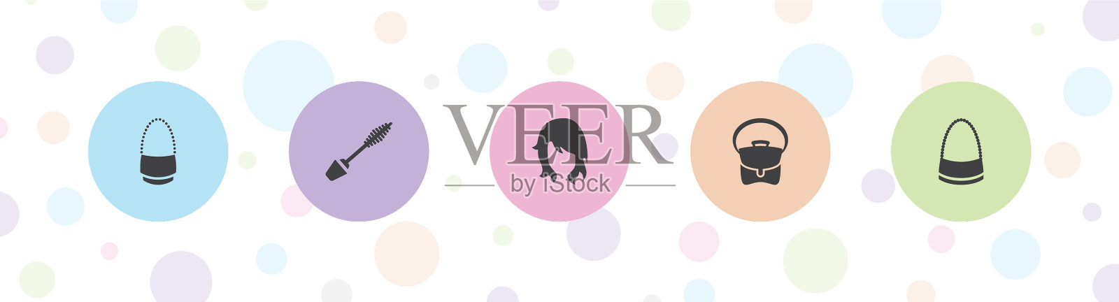 魅力的图标插画图片素材