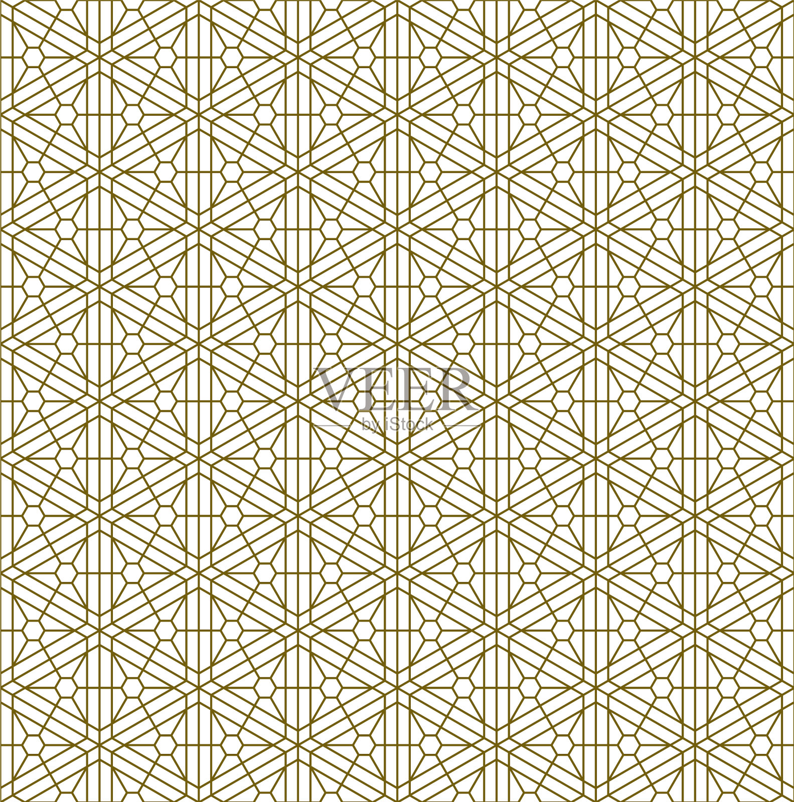 无缝日本传统装饰kumiko插画图片素材