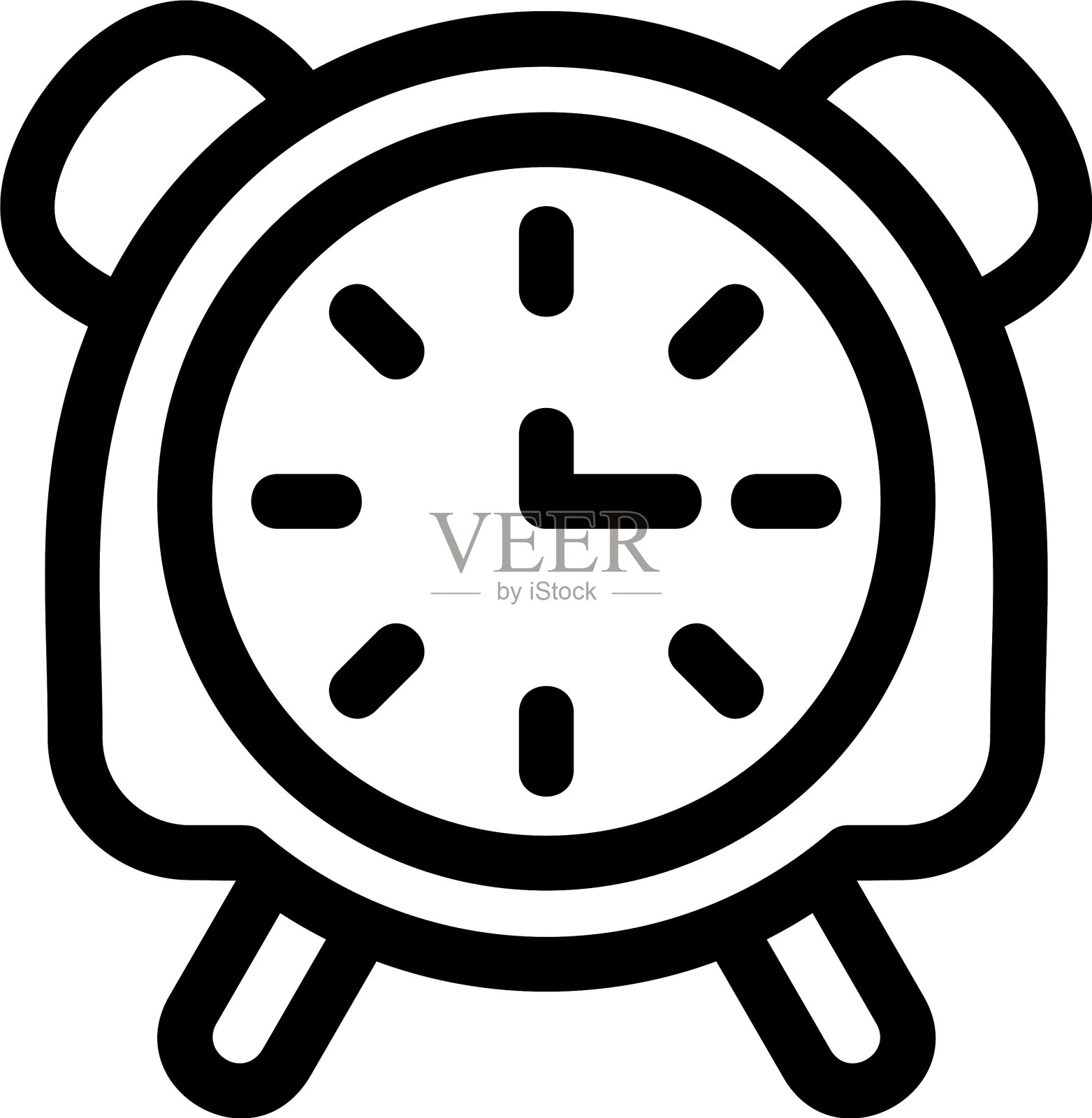 报警图标或标志隔离标志符号插画图片素材