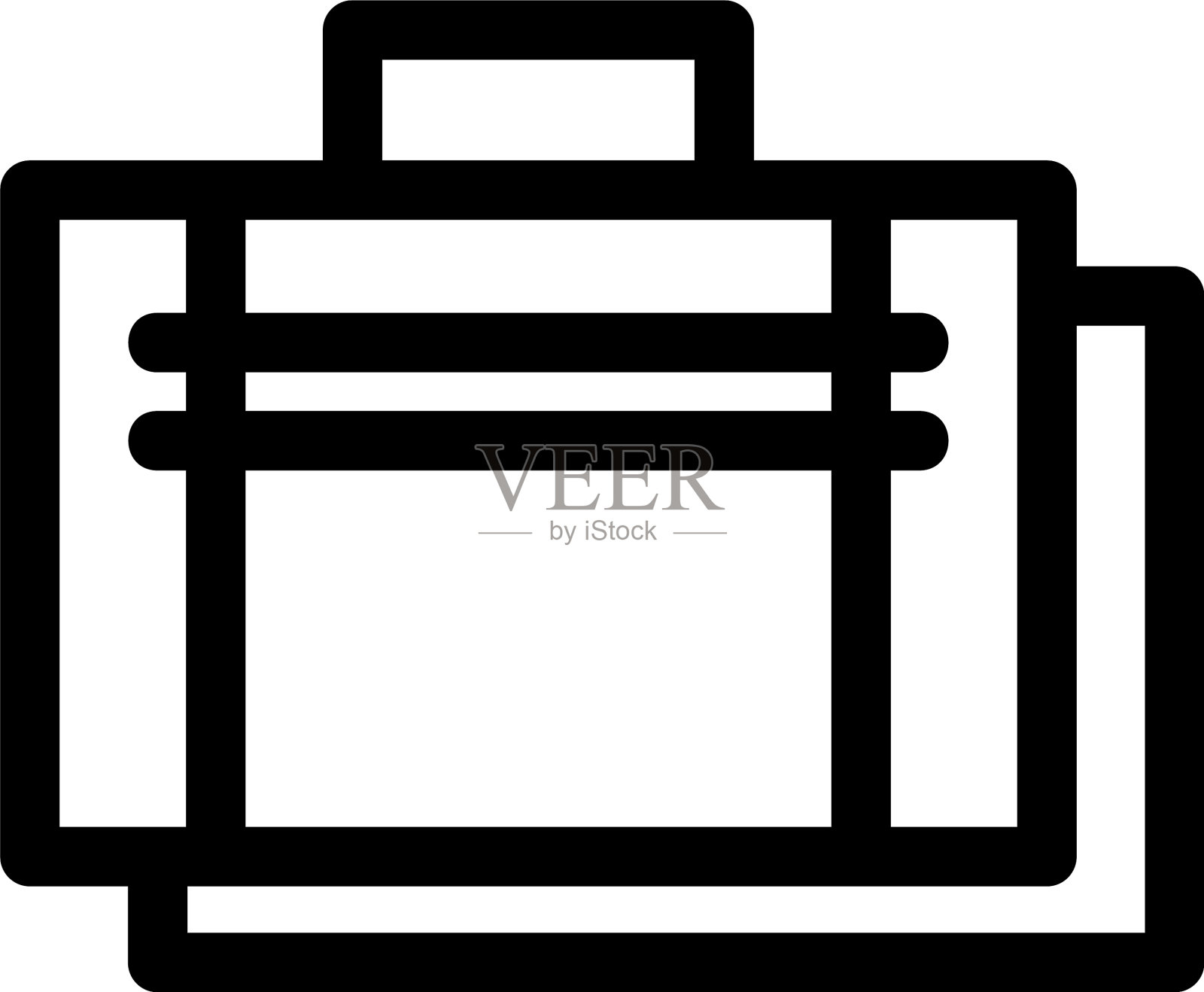 行李标志或标志孤立标志符号图标素材