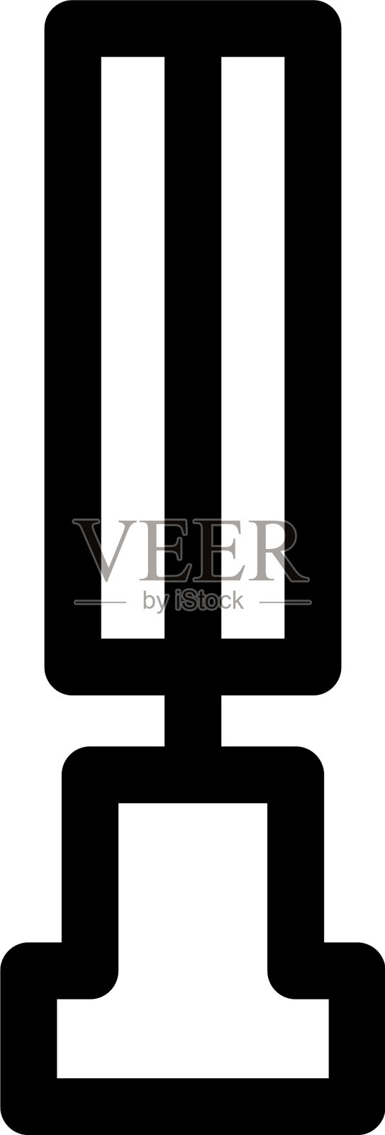 雕刻的图标或标志孤立的标志符号设计元素图片