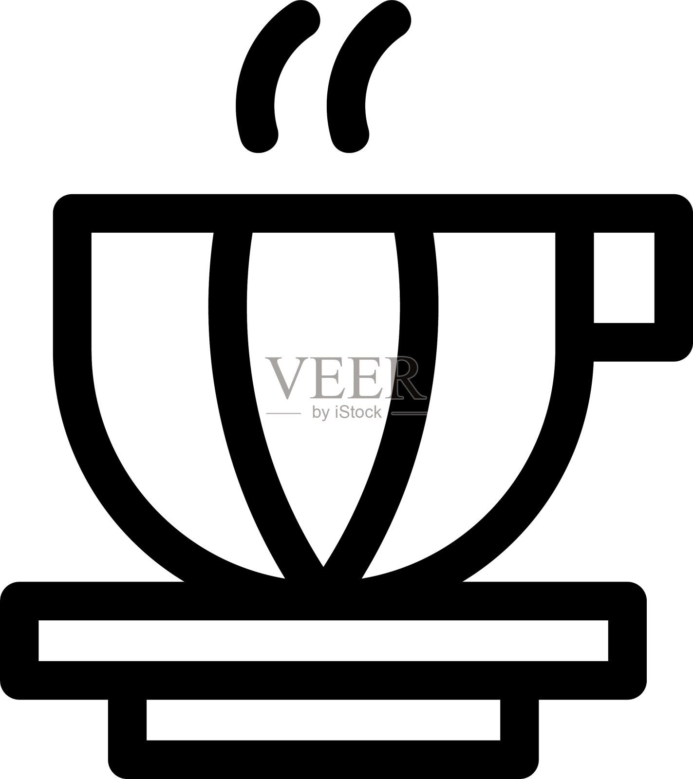 咖啡图标或标志孤立标志符号设计元素图片