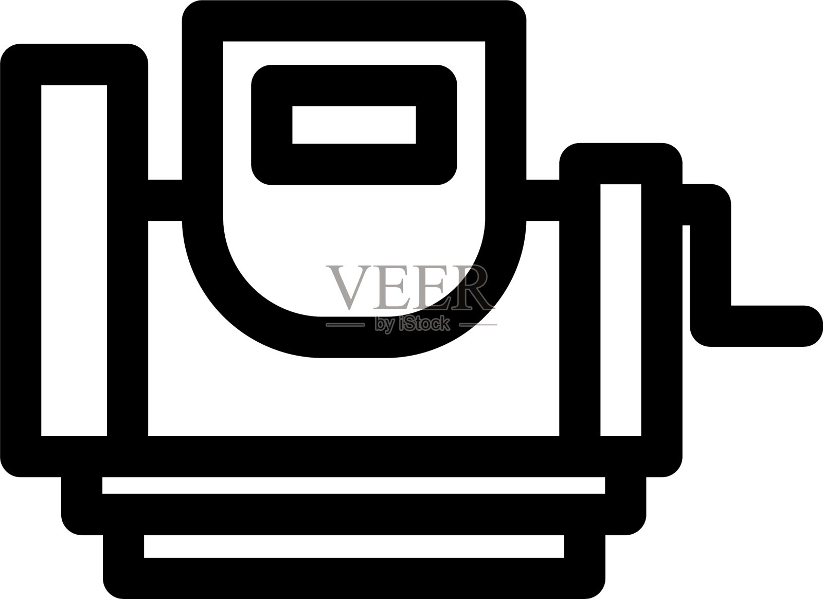 混凝土图标或标志孤立标志符号图标素材