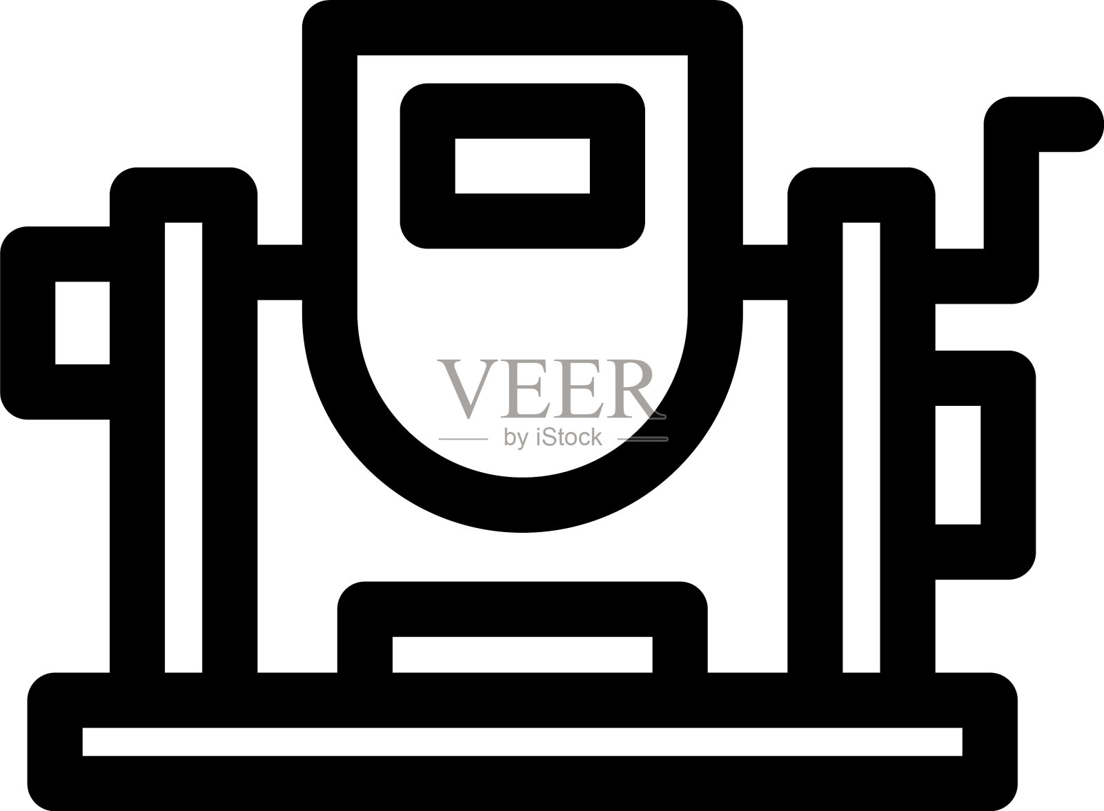 混凝土图标或标志孤立标志符号图标素材