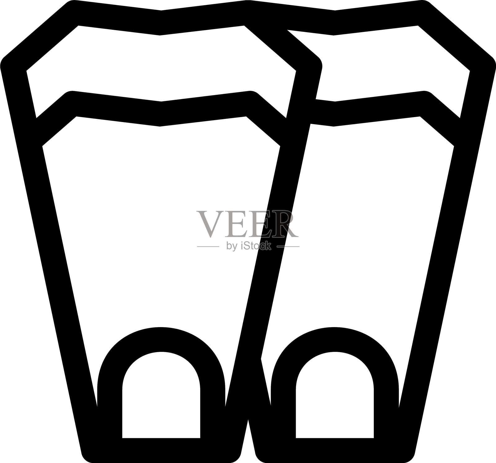 鞋标或标志孤立标志符号设计元素图片